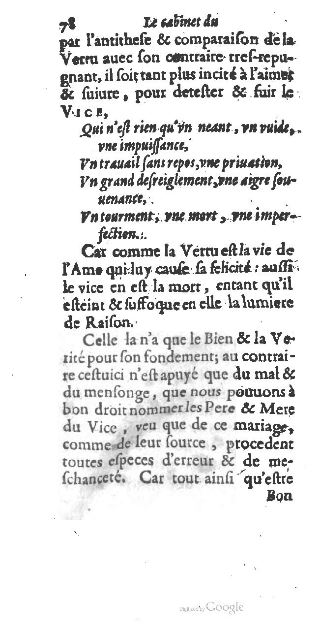 1615 - François Le Fèvre - Cabinet du vrai trésor - BCU Lausanne
