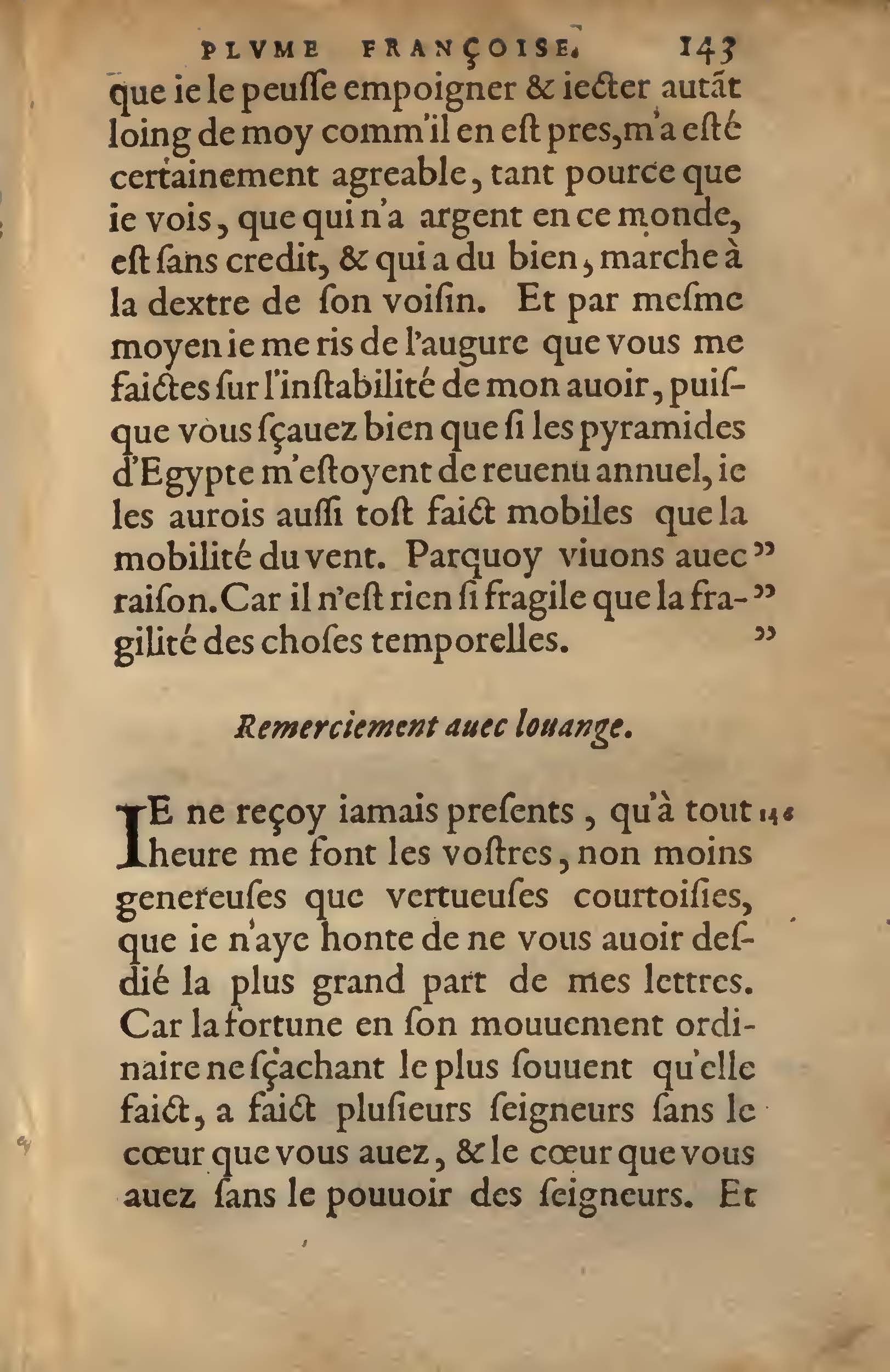 1572 - Lucas Breyer - Finances et Trésor de la plume française - BNC Rome