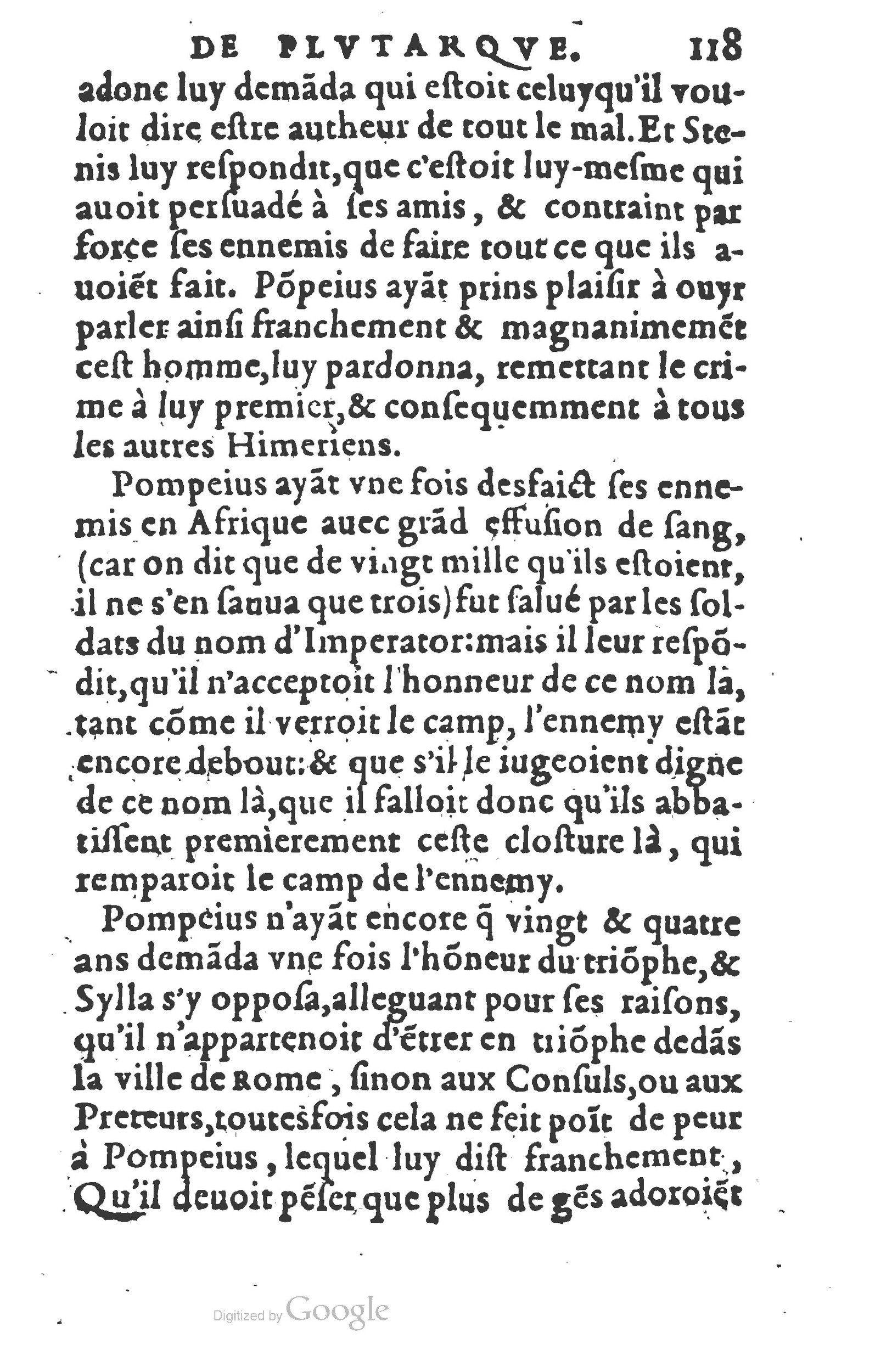 1577 - Claude Micard - Trésor des vies de Plutarque - BSB Munich