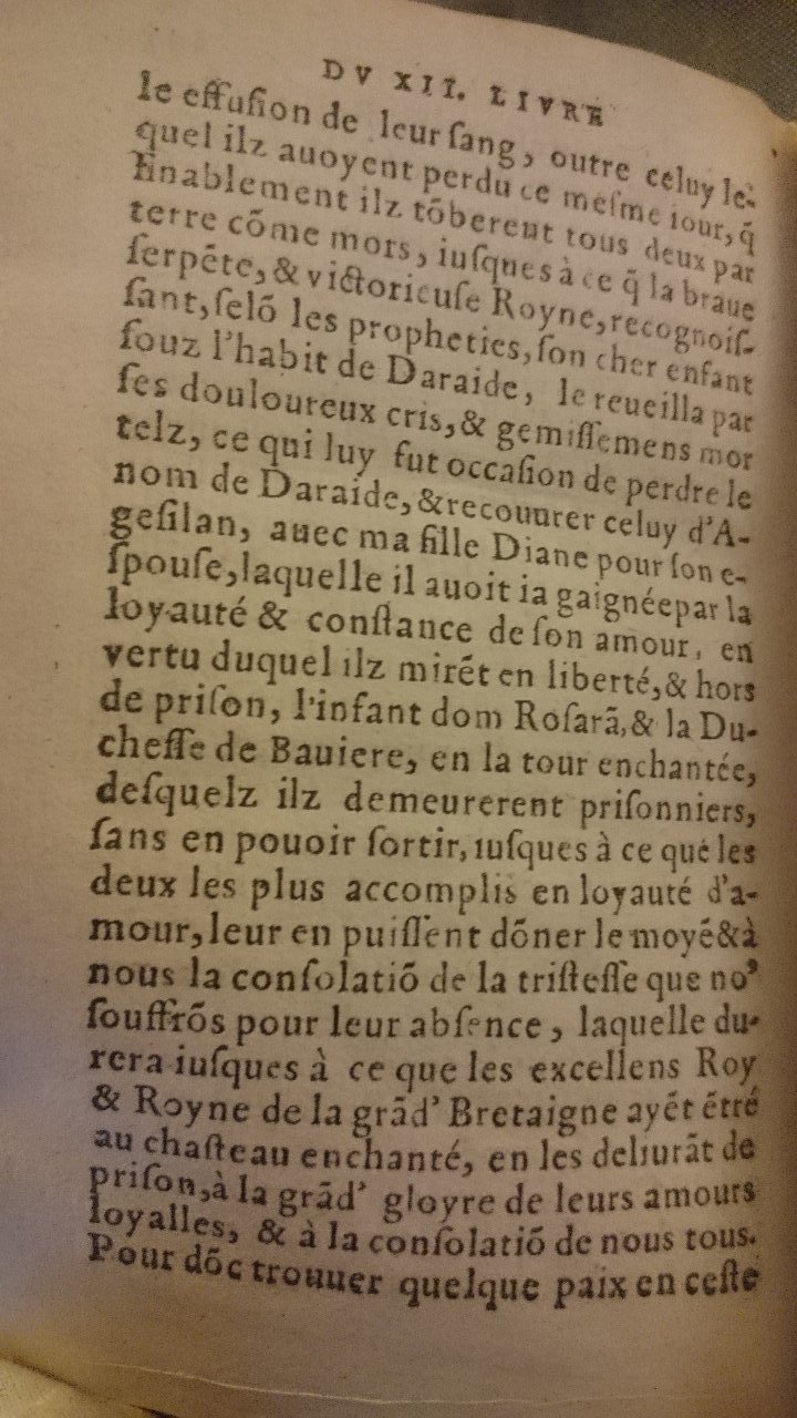 1563 - Jacques Kerver et Jean Ruelle - Trésor des Amadis - British Library