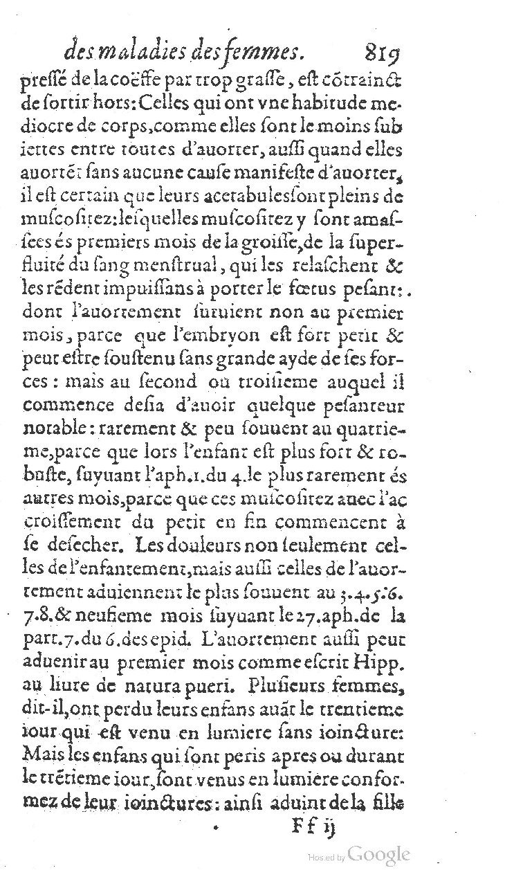 1585 - Jacques du Puis - Trésor des remèdes secrets pour les maladies des femmes - BnF