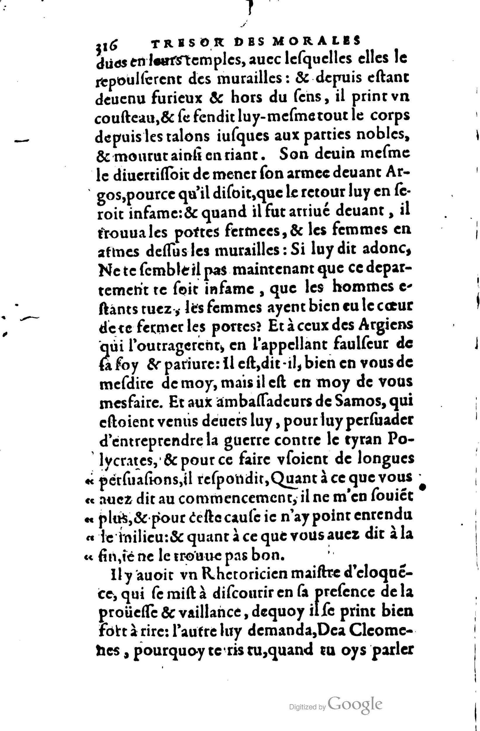 1578 - Jean Poupy - Trésor des morales de Plutarque - BSB Munich 1578 - Jean Poupy - Trésor des morales de Plutarque - BSB Munich
