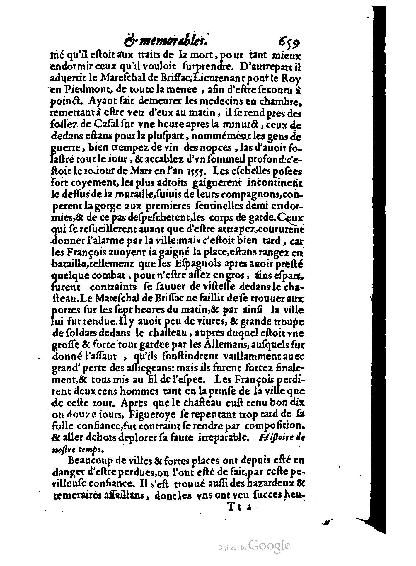 1620 - Samuel Crespin - Trésor d’histoires admirables et mémorables - BCU Lausanne