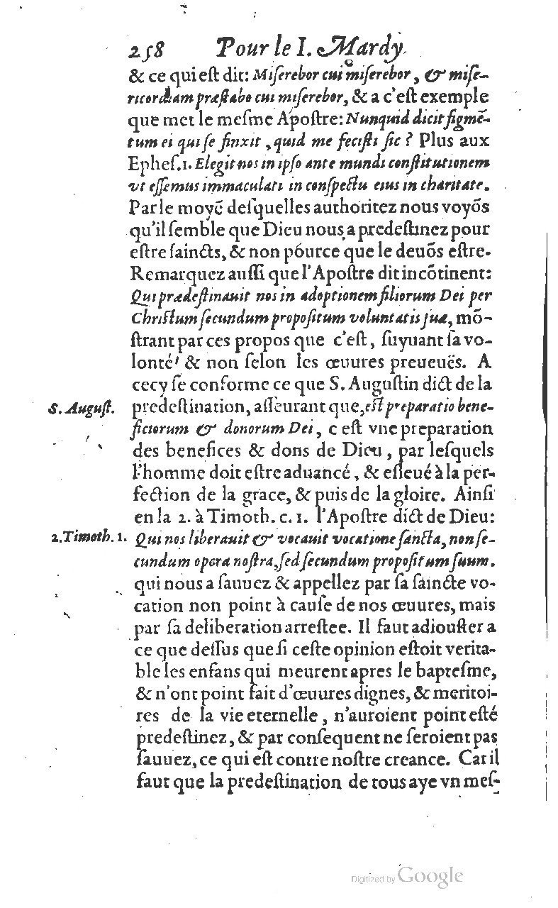1607 - Nicolas Du Fossé - Trésor quadragésimal - T 01 - BM Lyon