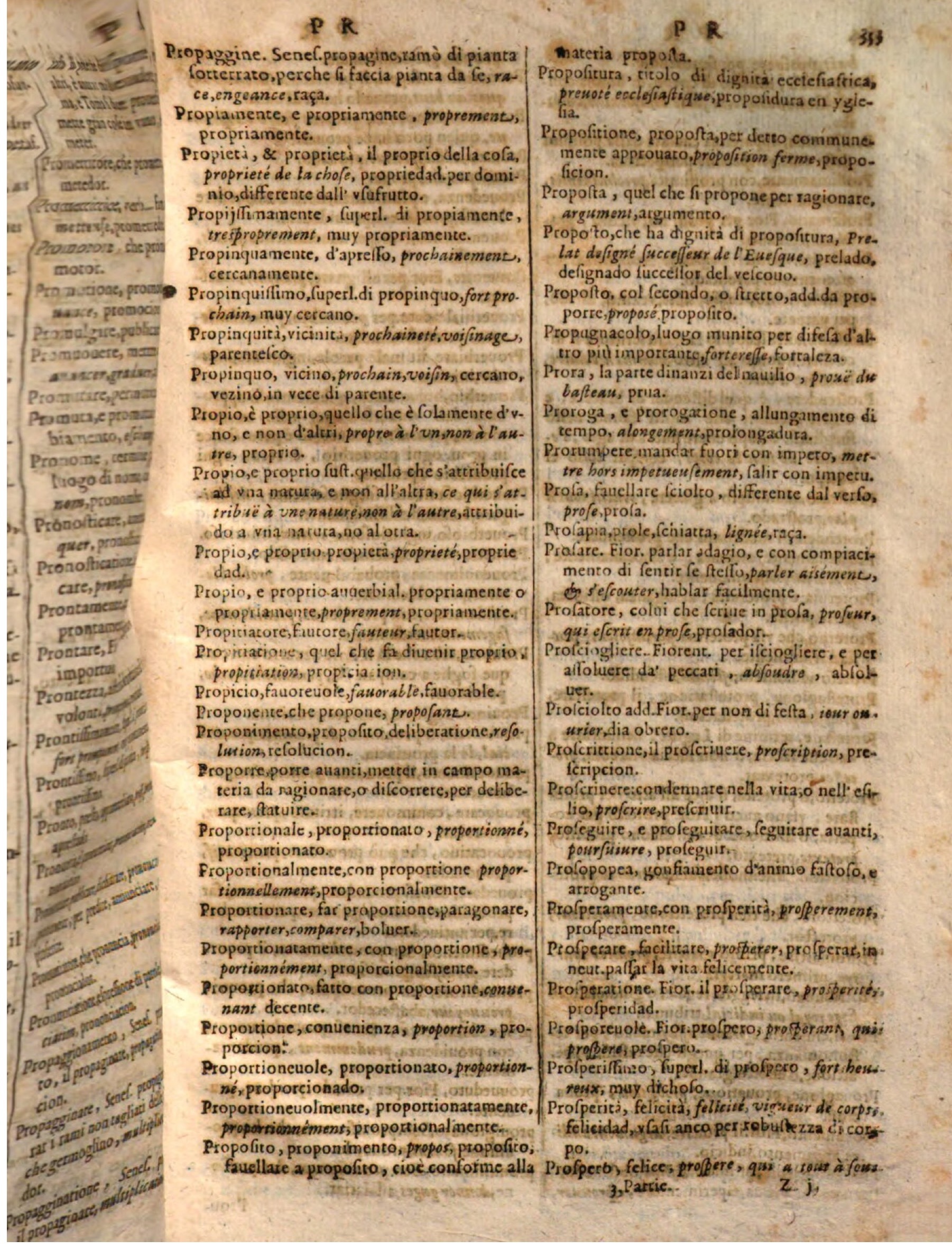 1644 - Jacques Crespin - Trésor des trois langues - Passau 1644 - Jacques Crespin - Trésor des trois langues - Passau