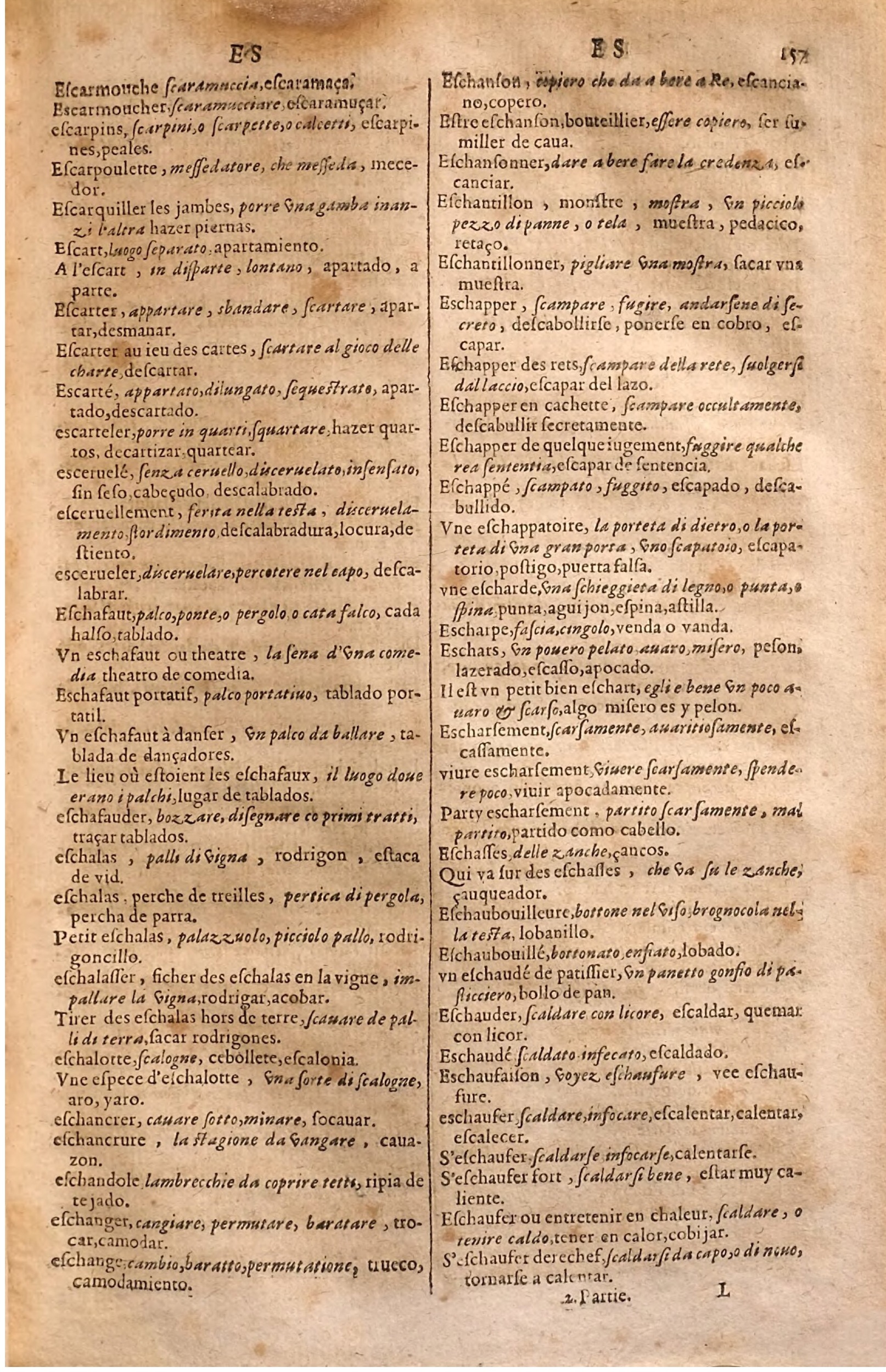 1627 - Jacques Crespin - Trésor des trois langues (Seconde partie) - Regensburg