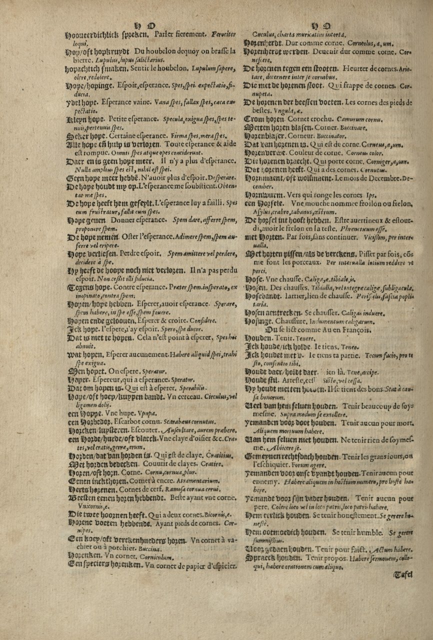 1573 - Christophe Plantin - Trésor du langage bas-allemand - Greifswald 1573 - Christophe Plantin - Trésor du langage bas-allemand - Greifswald