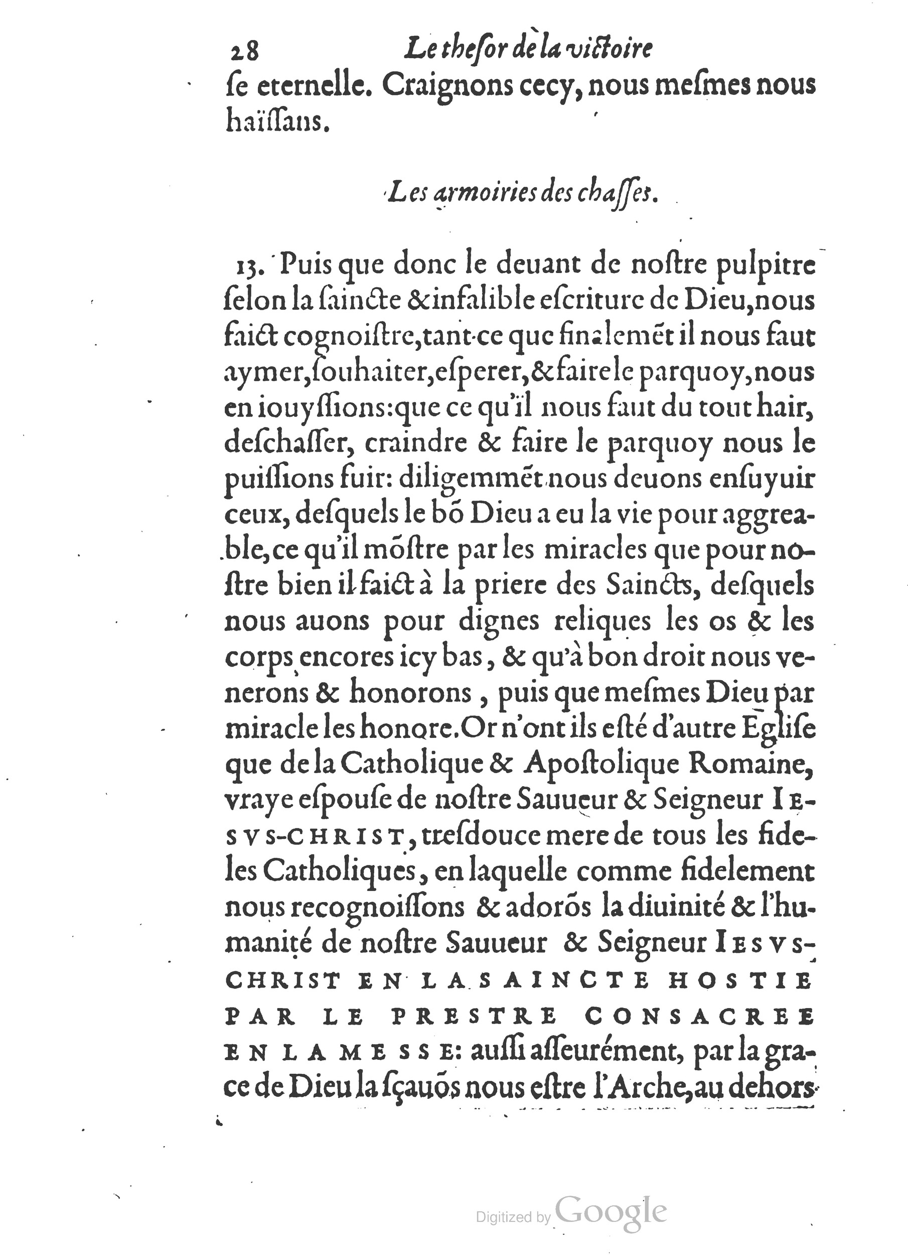 1578 - Nicolas Chesneau - Trésor et entière histoire de la triomphante victoire du corps de Dieu sur l’esprit malin - British Library 1578 - Nicolas Chesneau - Trésor et entière histoire de la triomphante victoire du corps de Dieu sur l’esprit malin - British Library