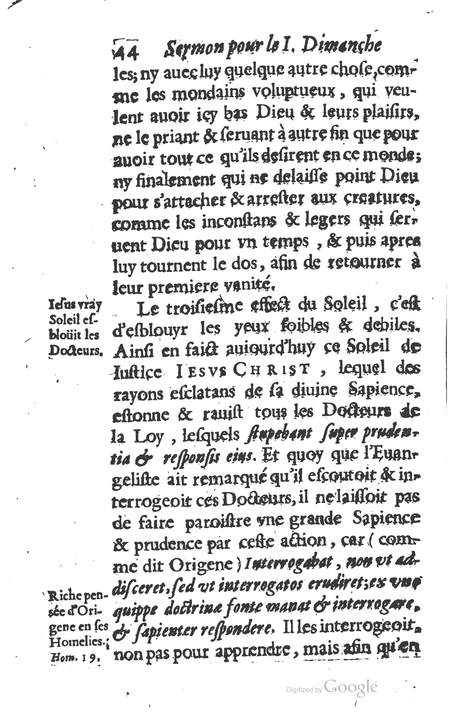 1629 - Manassés de Préaulx - Sermons ou Trésors de la piété chrétienne - BM Lyon