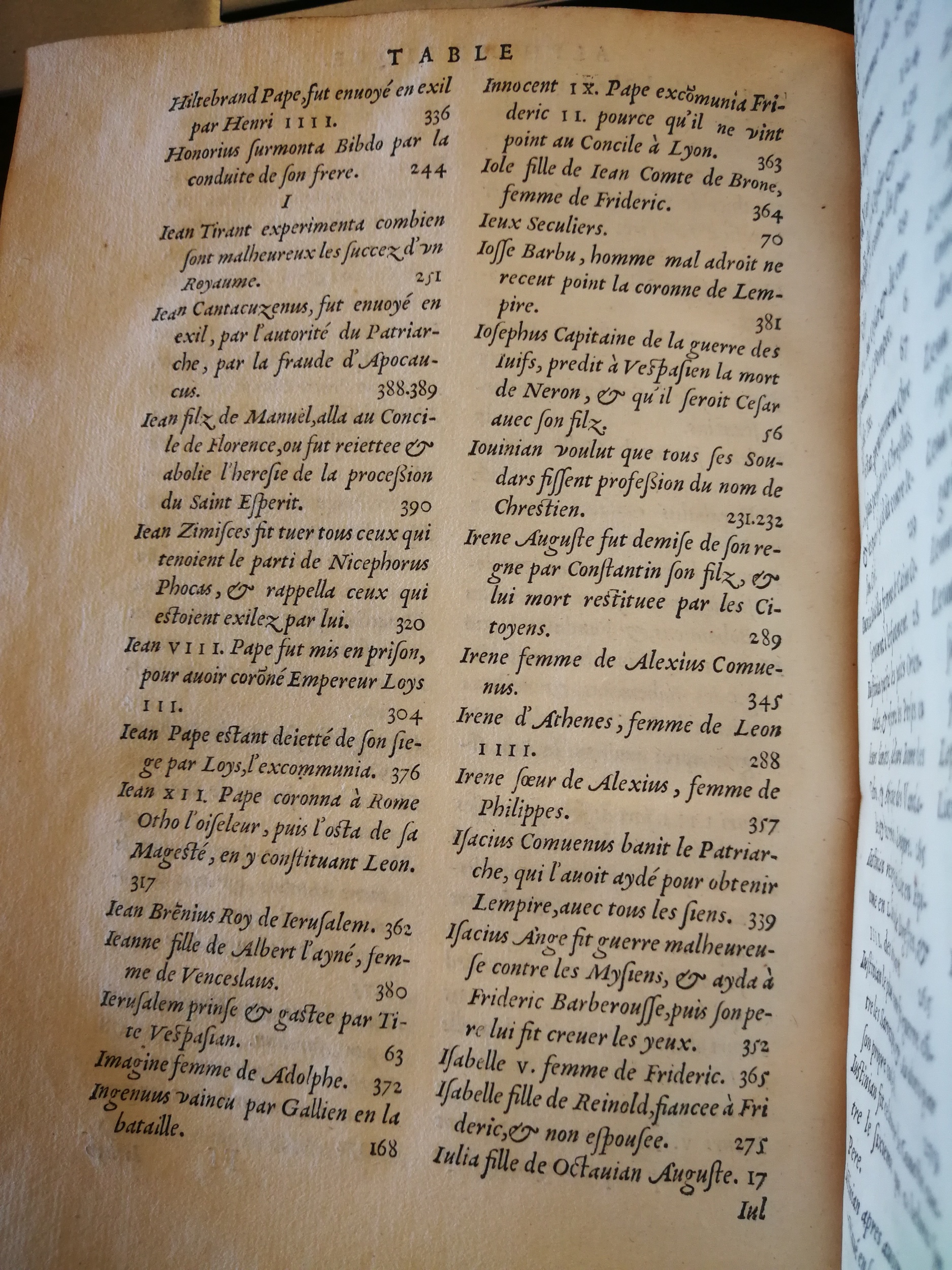 1553 - Jacopo Strada et Thomas Guérin - Épitome du Trésor des antiquités - BNC Florence