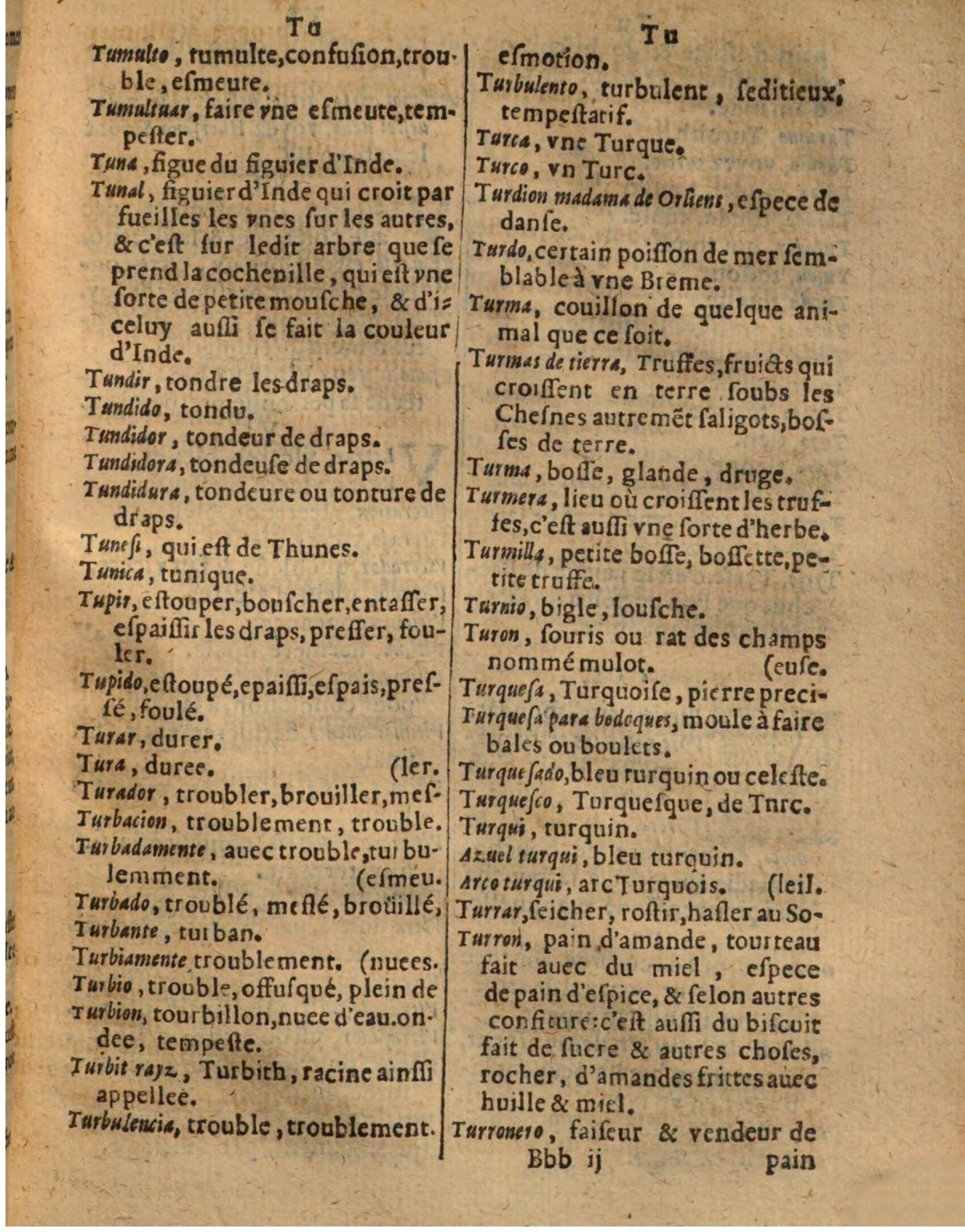 1625 - Hubert Antoine - Trésor des deux langues espagnole et française - Augsbourg