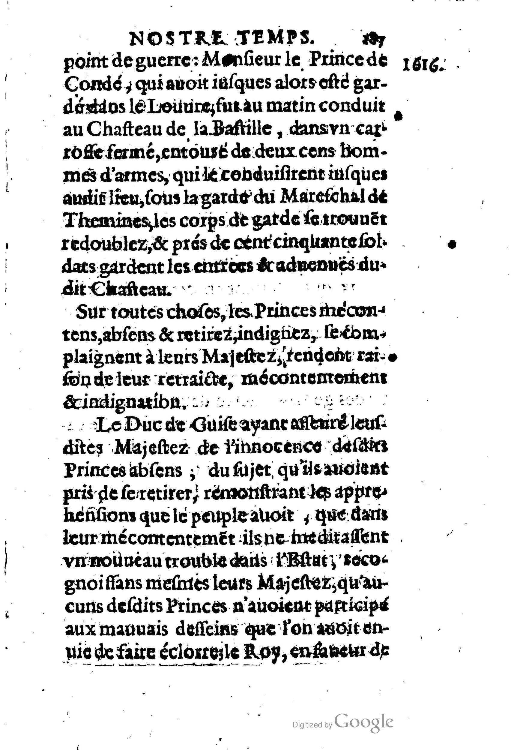 1623 - Joseph Bouillerot - Trésor de l’histoire générale de notre temps - BM Lyon