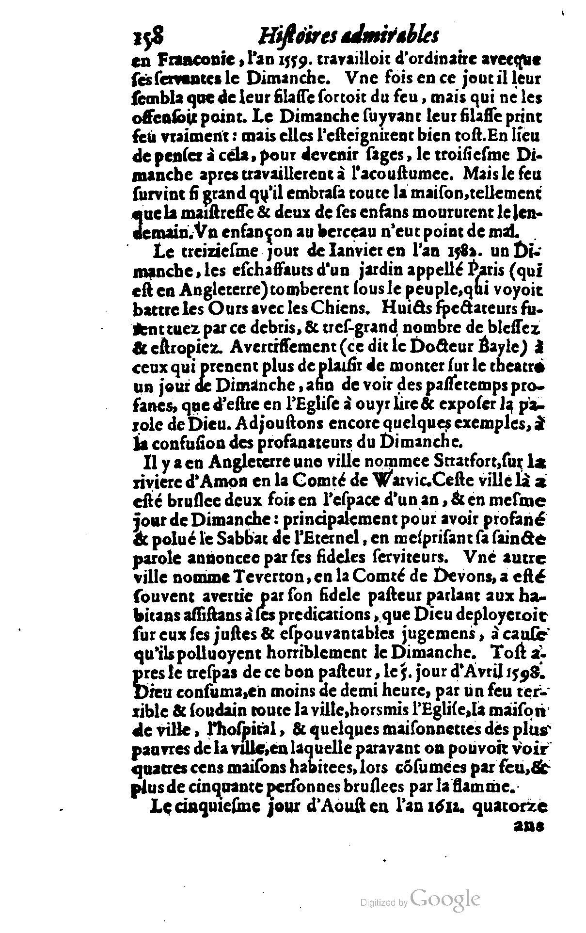 1628 - Jacques Crespin - Trésor d’histoires admirables et mémorables - BSB Munich