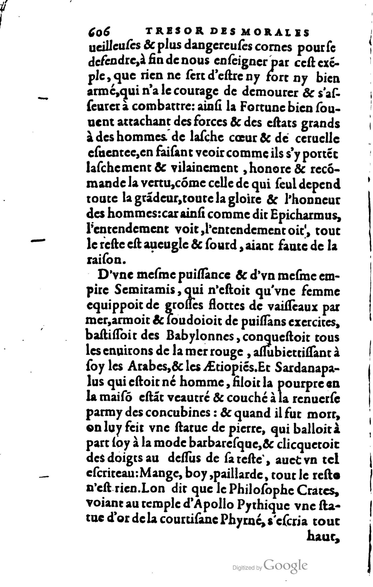 1578 - Jean Poupy - Trésor des morales de Plutarque - BSB Munich