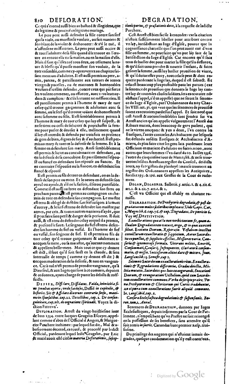 1629 - Veuve Nicolas Buon - Trésor du droit français (29620 T. 1) - BM Lyon