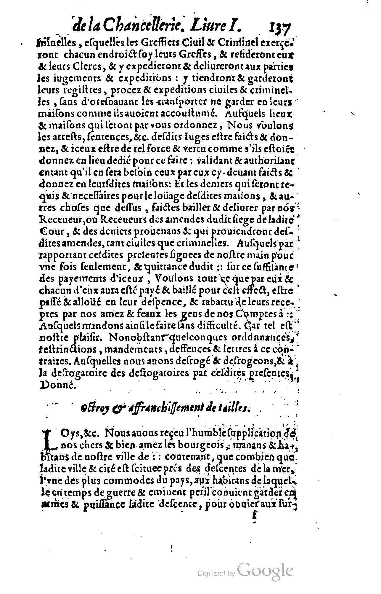 1614 - Jean Richer - Trésor du nouveau style et protocole de la chancellerie de France - BSB Munich
