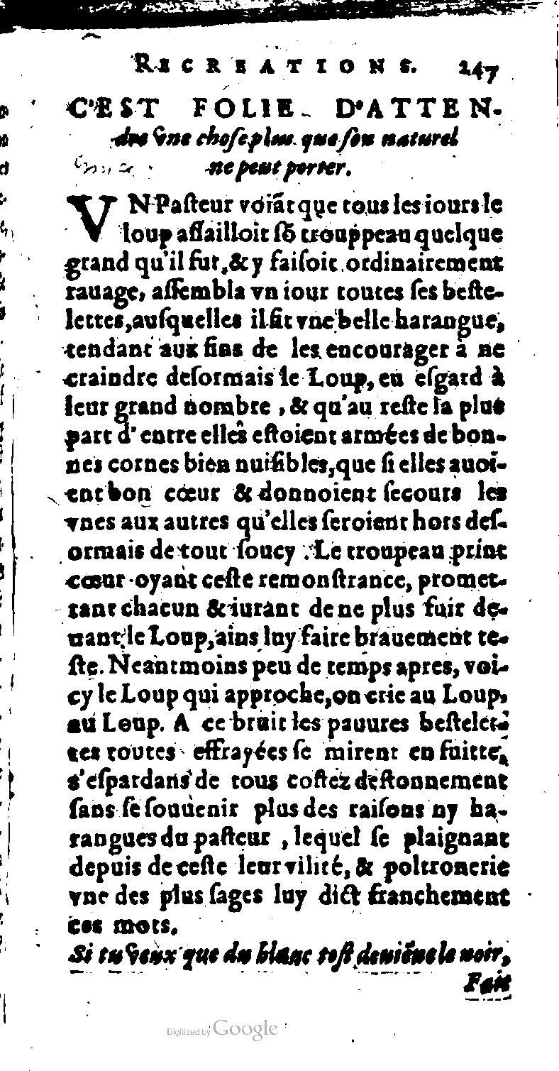 1616 - Balthazar Bellère - Trésor des récréations - NK ČR Prague