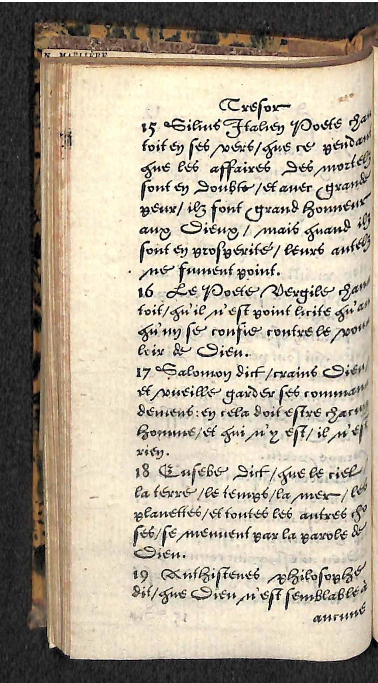 1560 - Hans de Laet - Trésor de vertu - Angers-archives