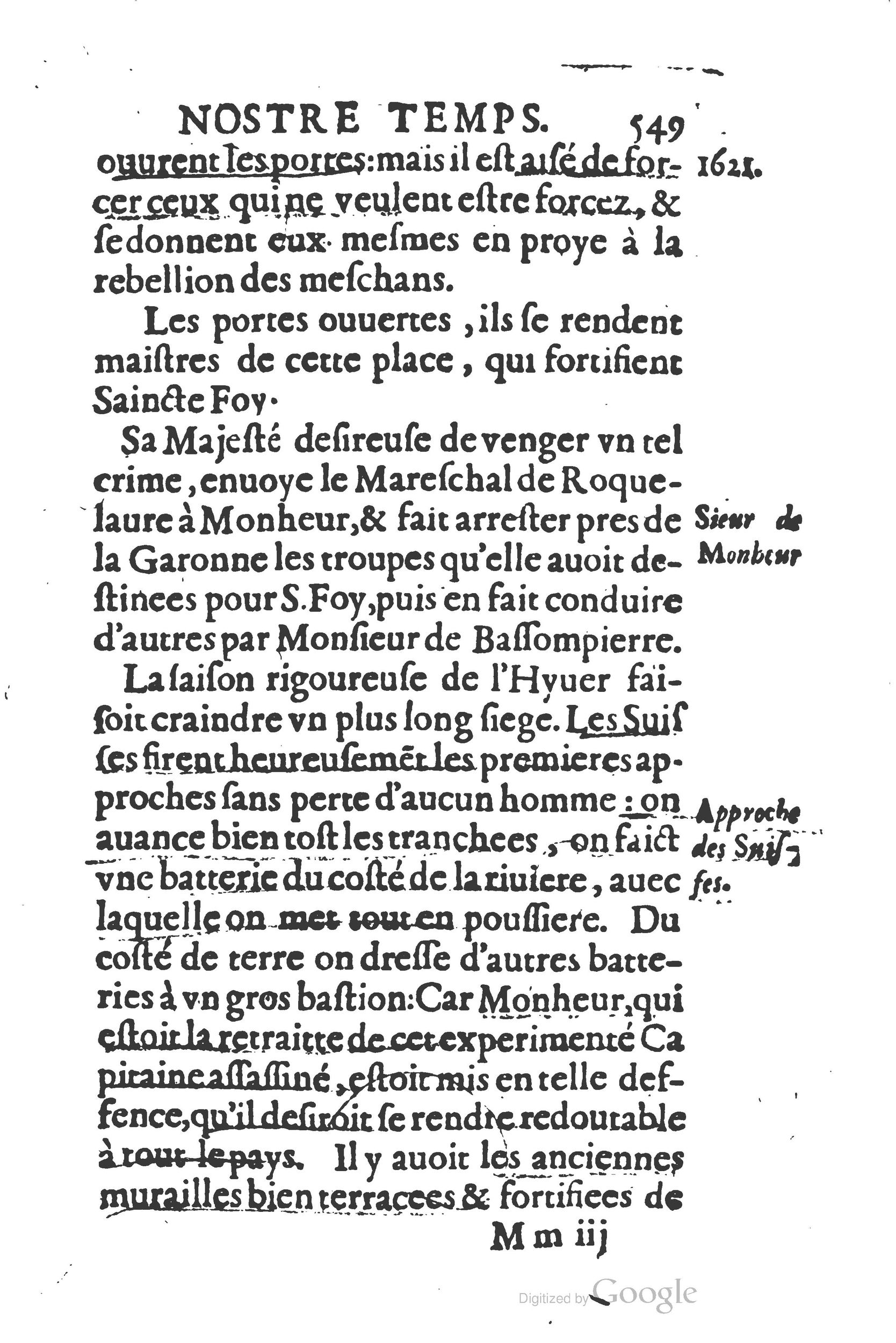1626 - Joseph Bouillerot - Trésor de l’histoire générale de notre temps - BSB Munich
