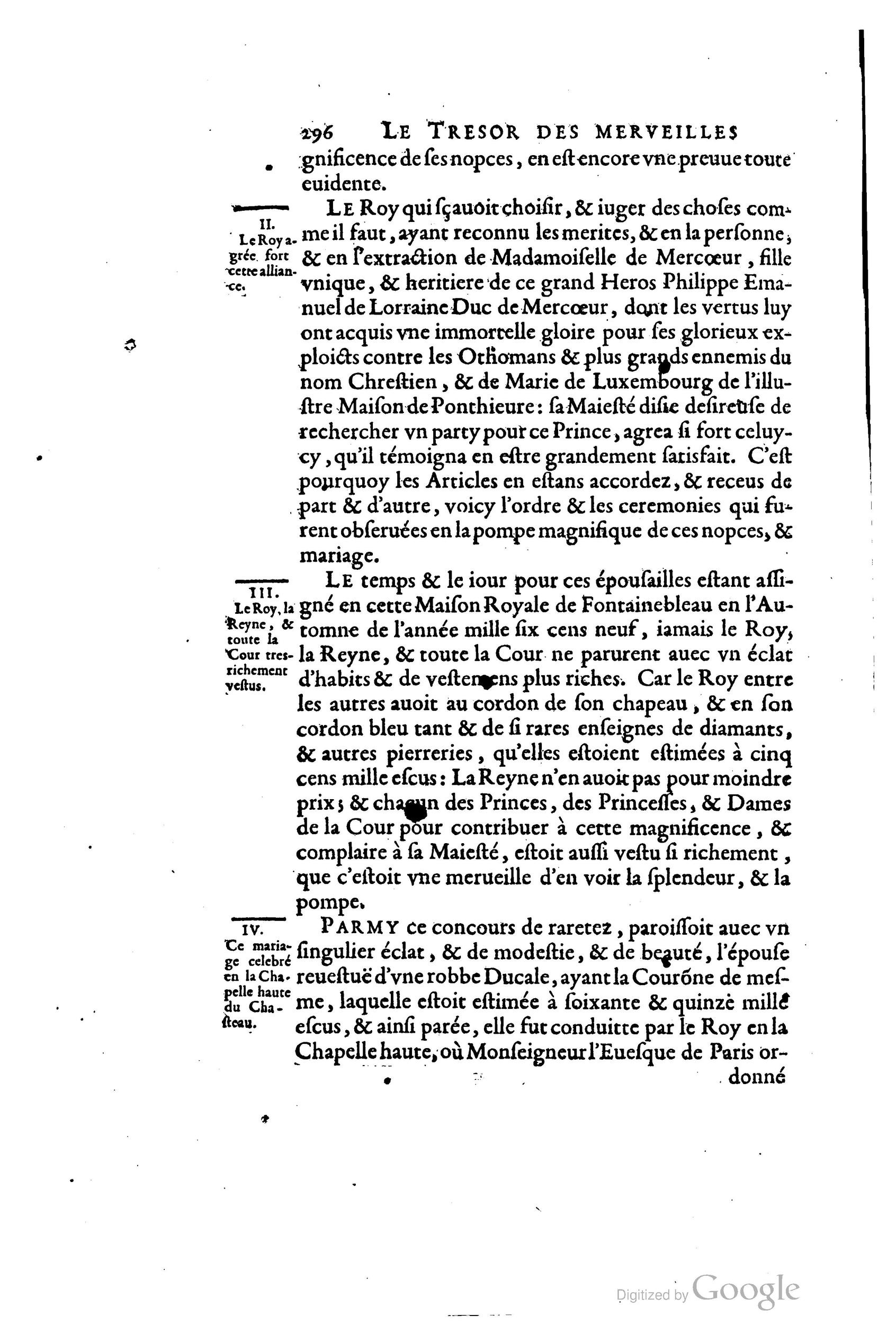 1642 - Sébastien Cramoisy - Trésor des merveilles de la maison royale de Fontainebleau - BM Lyon 1642 - Sébastien Cramoisy - Trésor des merveilles de la maison royale de Fontainebleau - BM Lyon