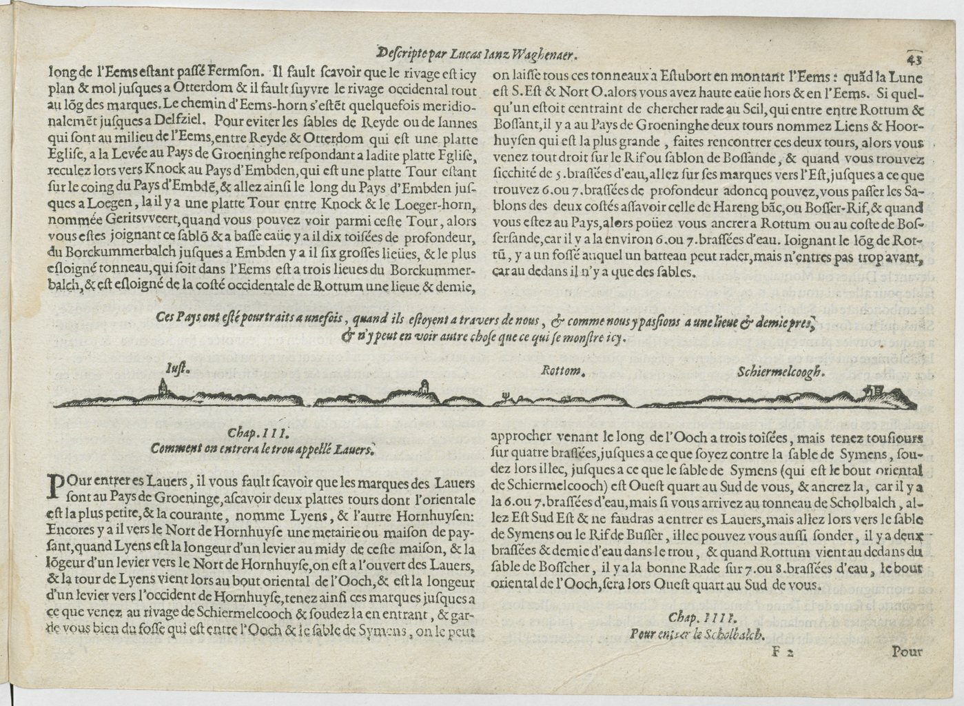 1601 - Bonaventure d’Aseville - Trésorerie ou cabinet de route marinesque - BnF