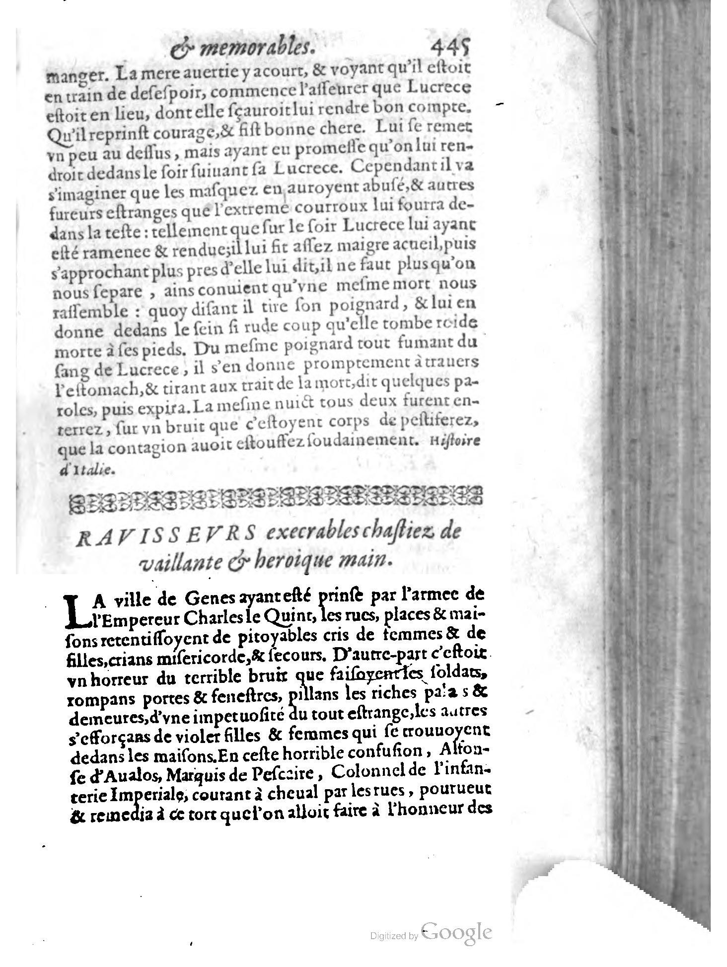 1620 - Samuel Crespin - Trésor d’histoires admirables et mémorables - BCU Lausanne