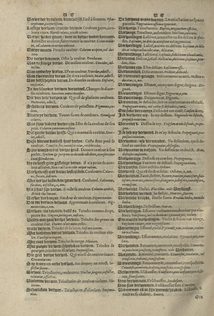 1573 - Christophe Plantin - Trésor du langage bas-allemand - Greifswald 1573 - Christophe Plantin - Trésor du langage bas-allemand - Greifswald