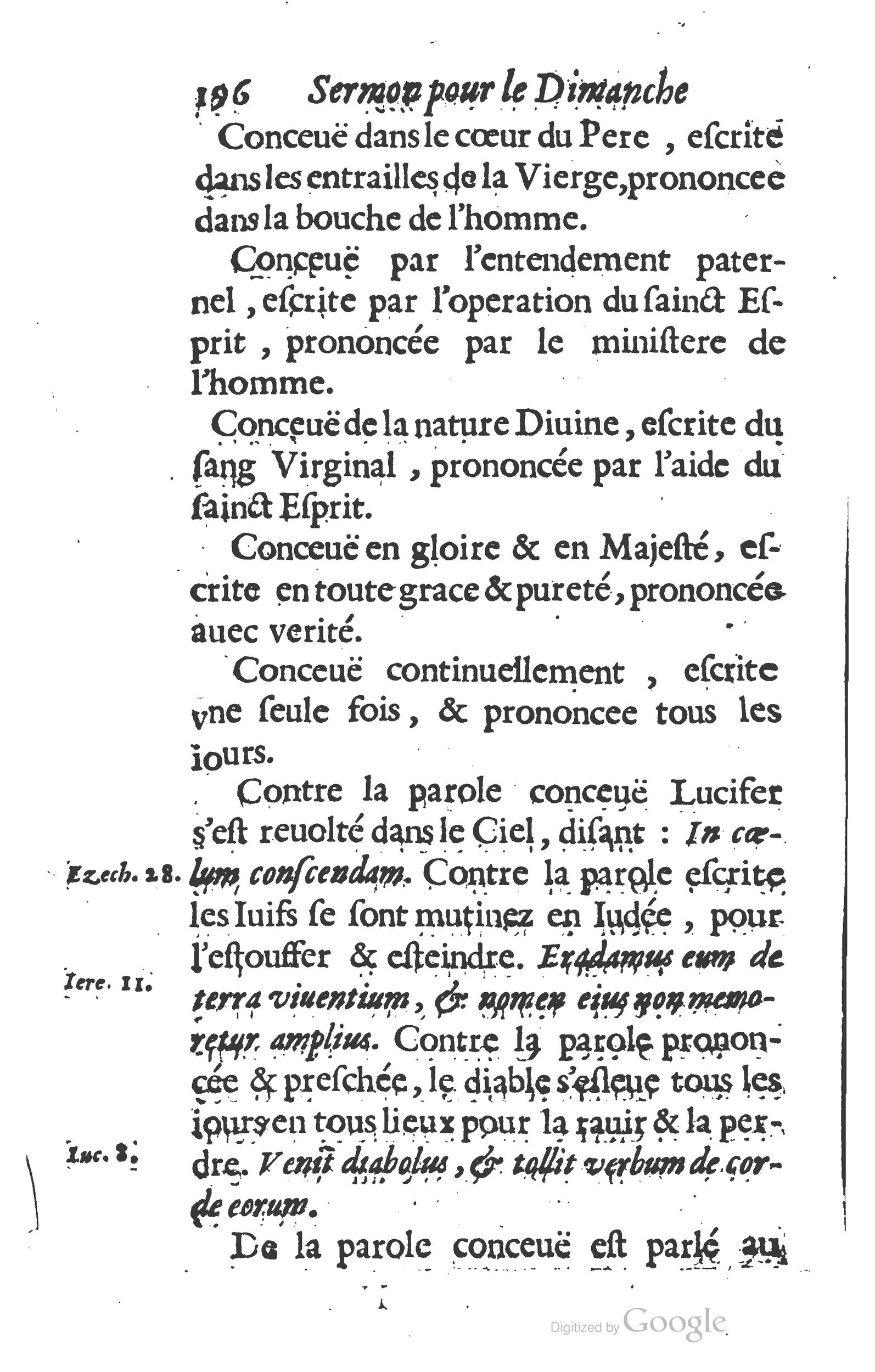 1629 - Manassés de Préaulx - Sermons ou Trésors de la piété chrétienne - BM Lyon