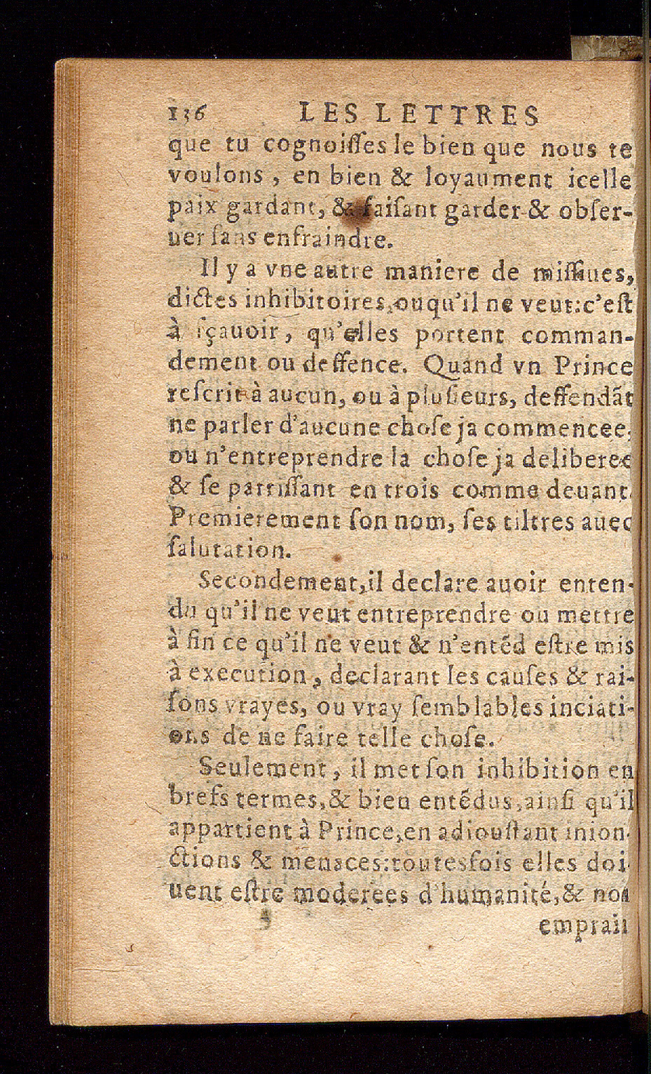 1614 - Barthélemy Vincent - Élite et Trésor des lettres missives - Bâle