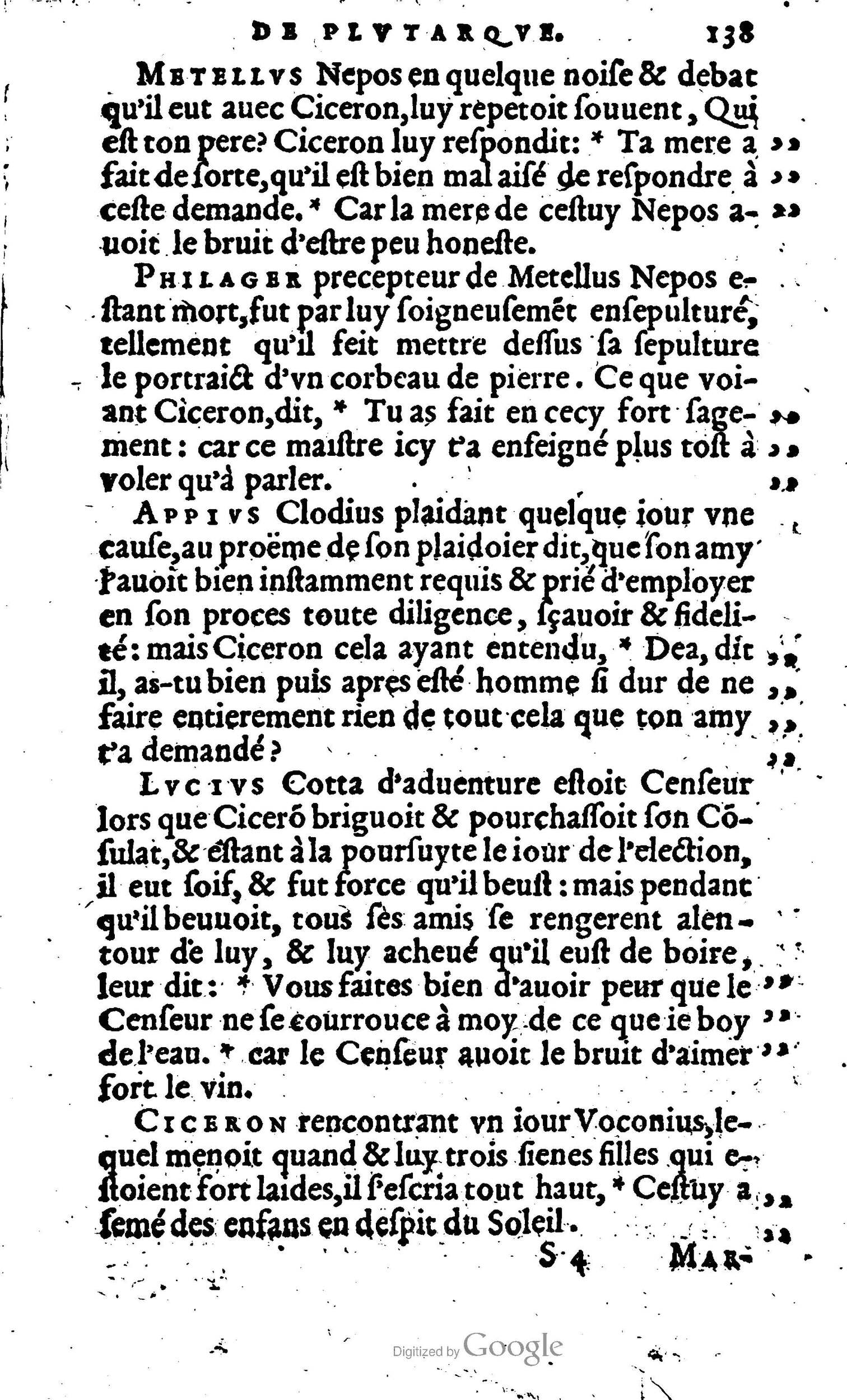 1568 - Willem Silvius - Trésor des vies de Plutarque - Anvers Plantin-Moretus 1568 - Willem Silvius - Trésor des vies de Plutarque - Anvers Plantin-Moretus