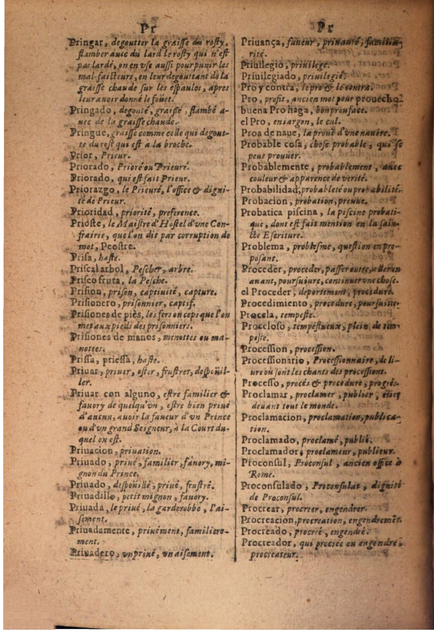 1645 - A. de Sommaville et A. Courbé - Trésor des deux langues espagnole et française - BSB Munich