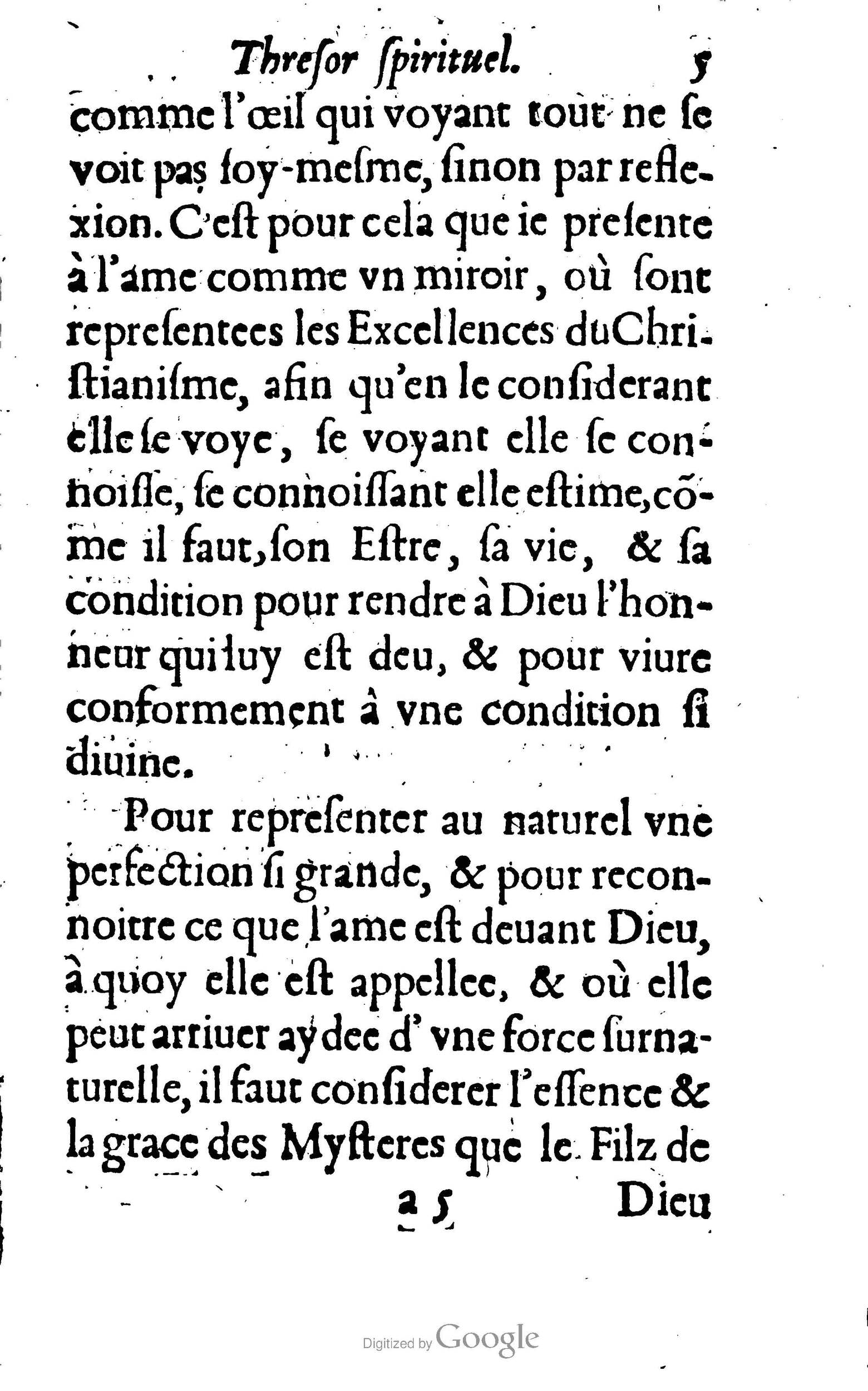 1633 - François Waudré - Trésor spirituel contenant les excellences du christianisme - BM Lyon
