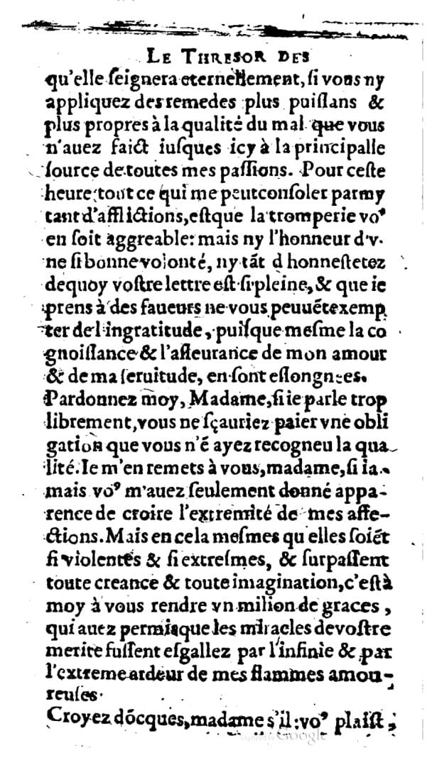 1624 - Nicolas Oudot - Trésor des lettres douces et amoureuses - BNC Florence