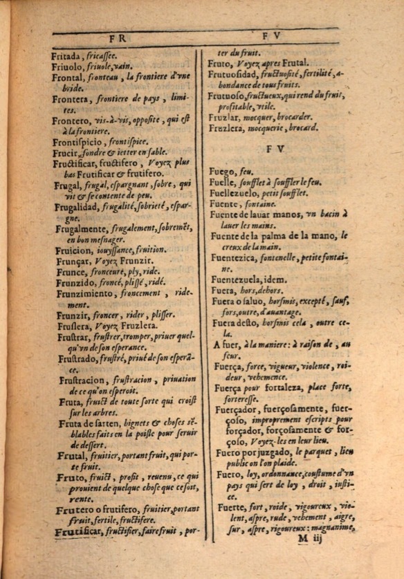 1607 - Marc Orry - Trésor des deux langues espagnole et française (Première et Seconde parties) - ÖNB Wien