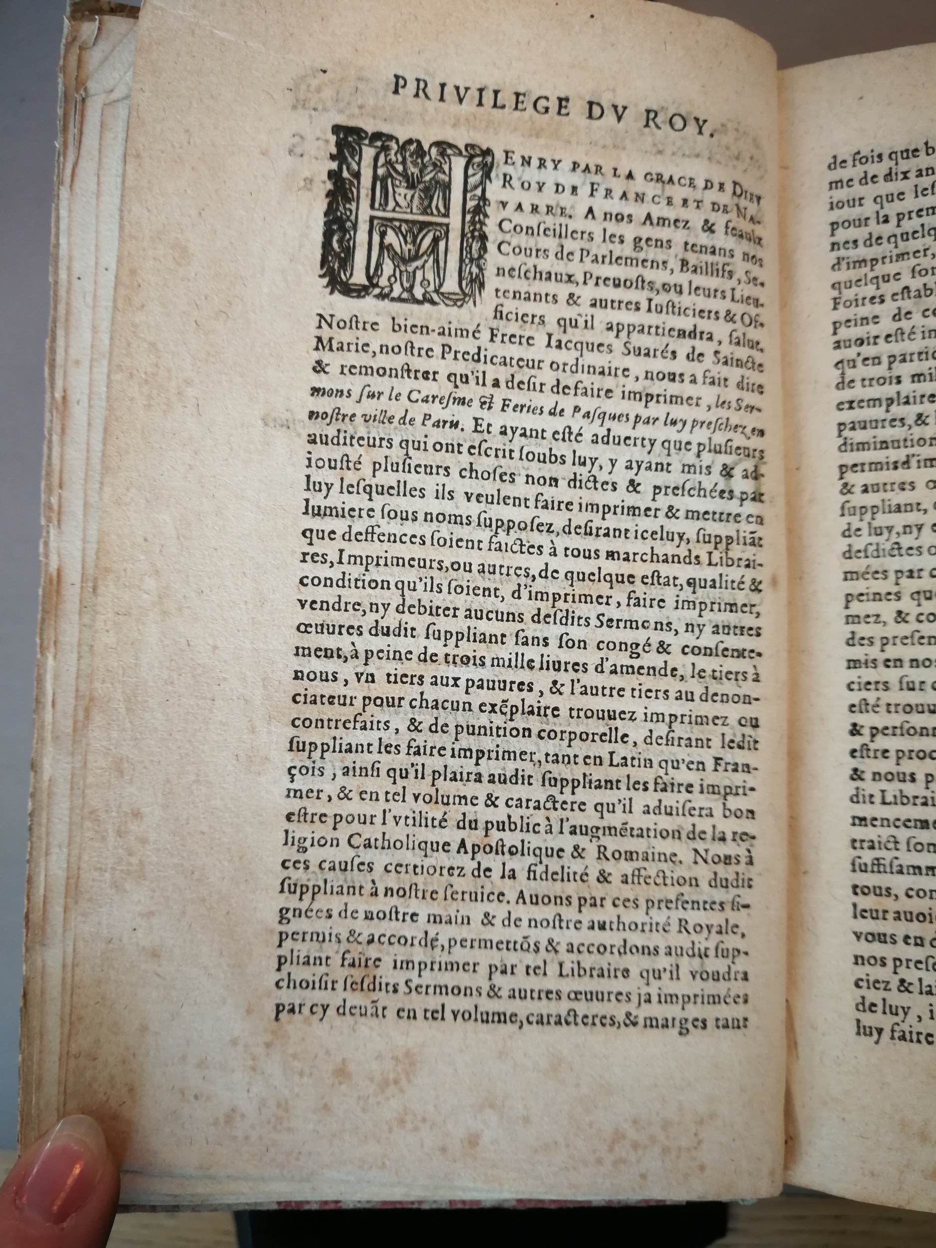 1607 - Nicolas Du Fossé - Trésor quadragésimal - BM Marseille
