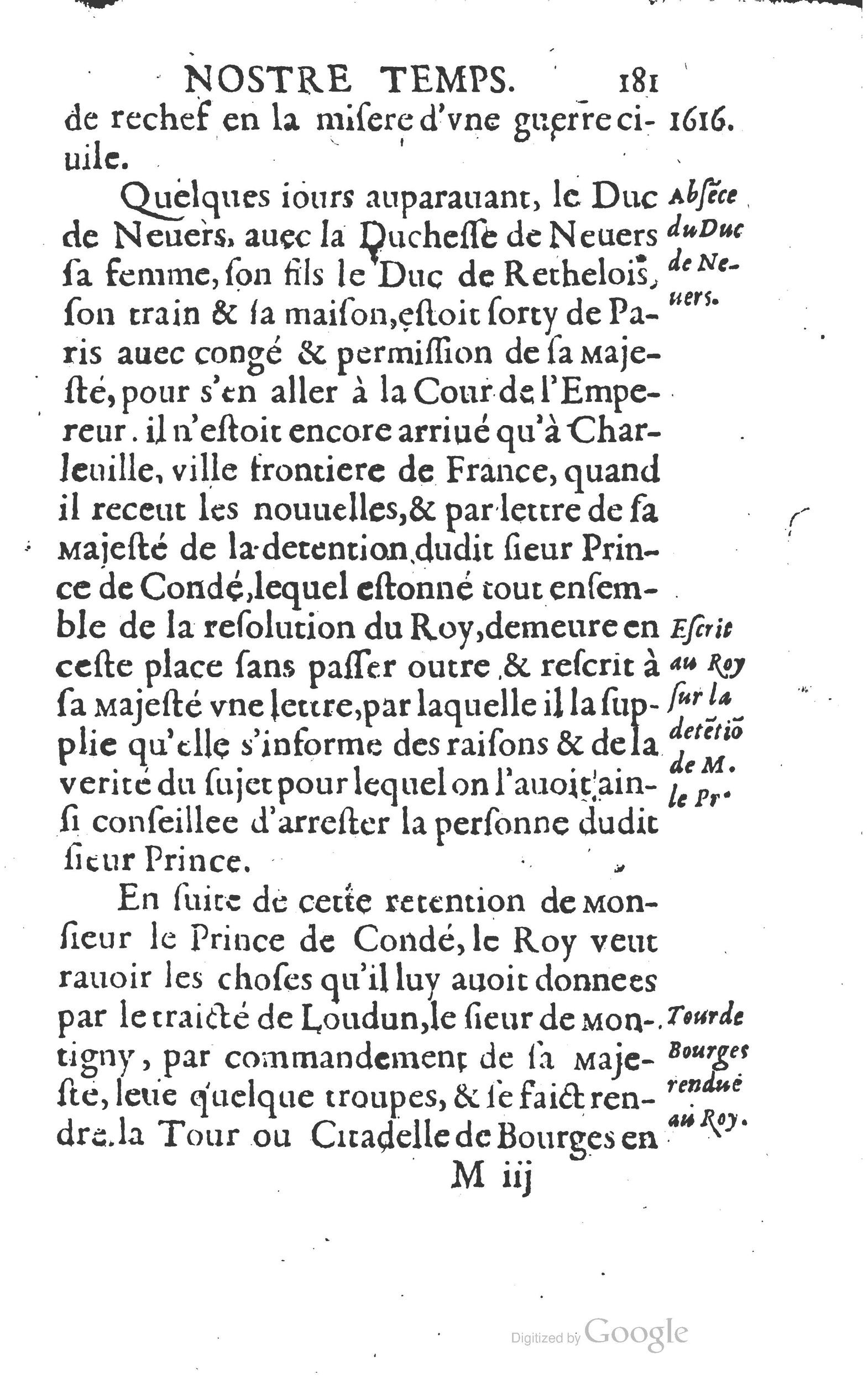 1624 - Joseph Bouillerot - Trésor de l’histoire générale de notre temps - BM Lyon