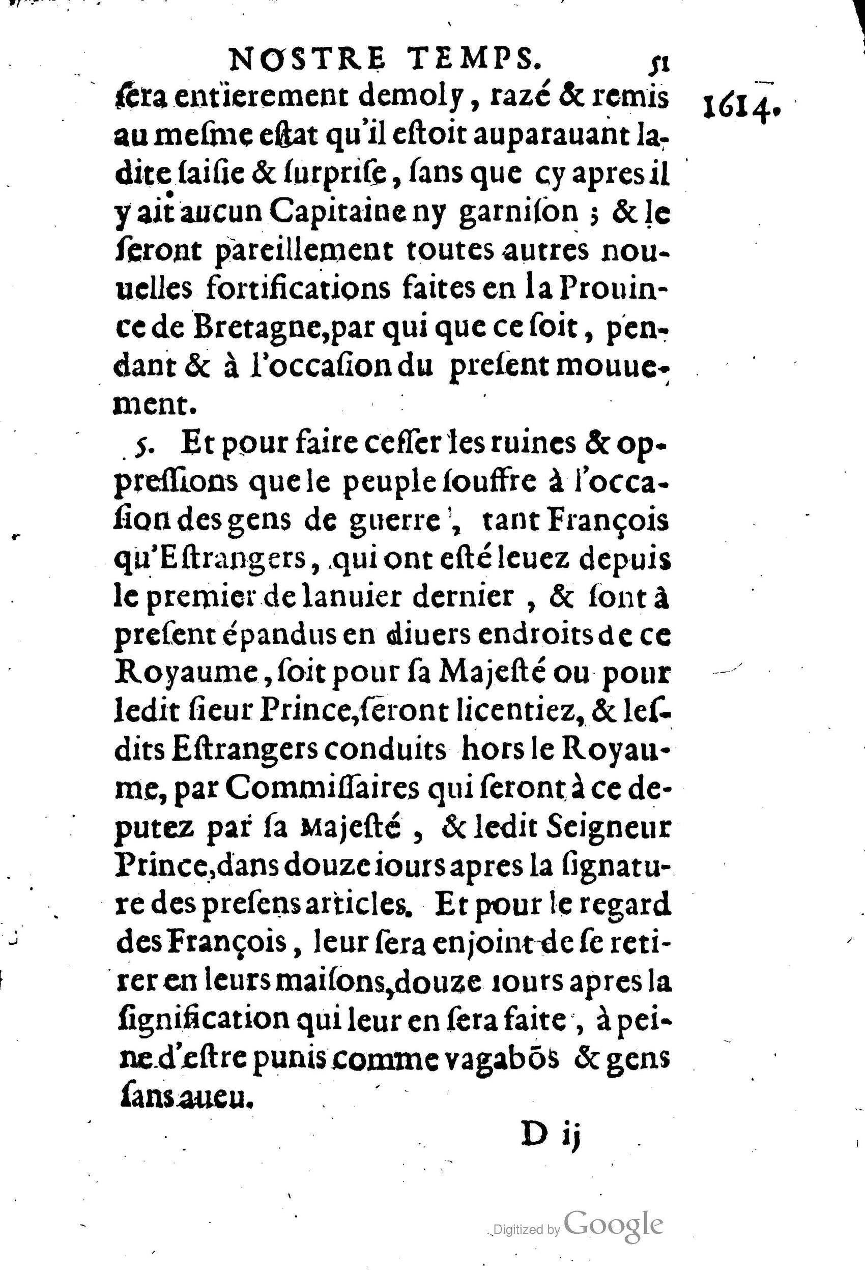 1623 - Joseph Bouillerot - Trésor de l’histoire générale de notre temps - BM Lyon