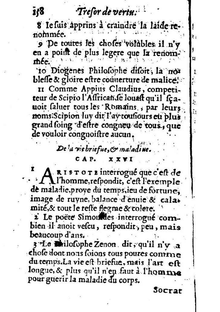 1558 - Nicolas Perrineau et Jean Temporal - Trésor de vertu - BM Lyon