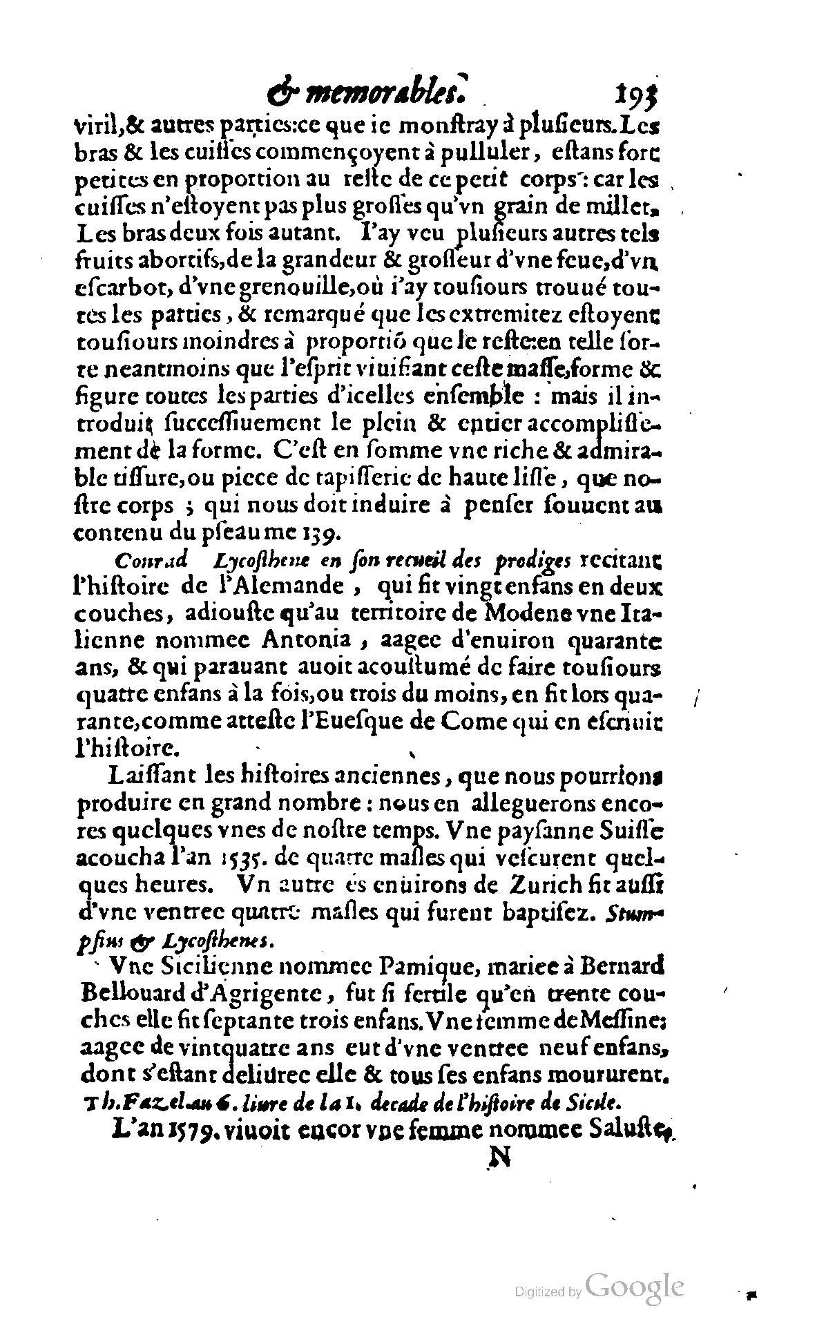 1620 - Samuel Crespin - Trésor d’histoires admirables et mémorables - BCU Lausanne 1620 - Samuel Crespin - Trésor d’histoires admirables et mémorables - BCU Lausanne