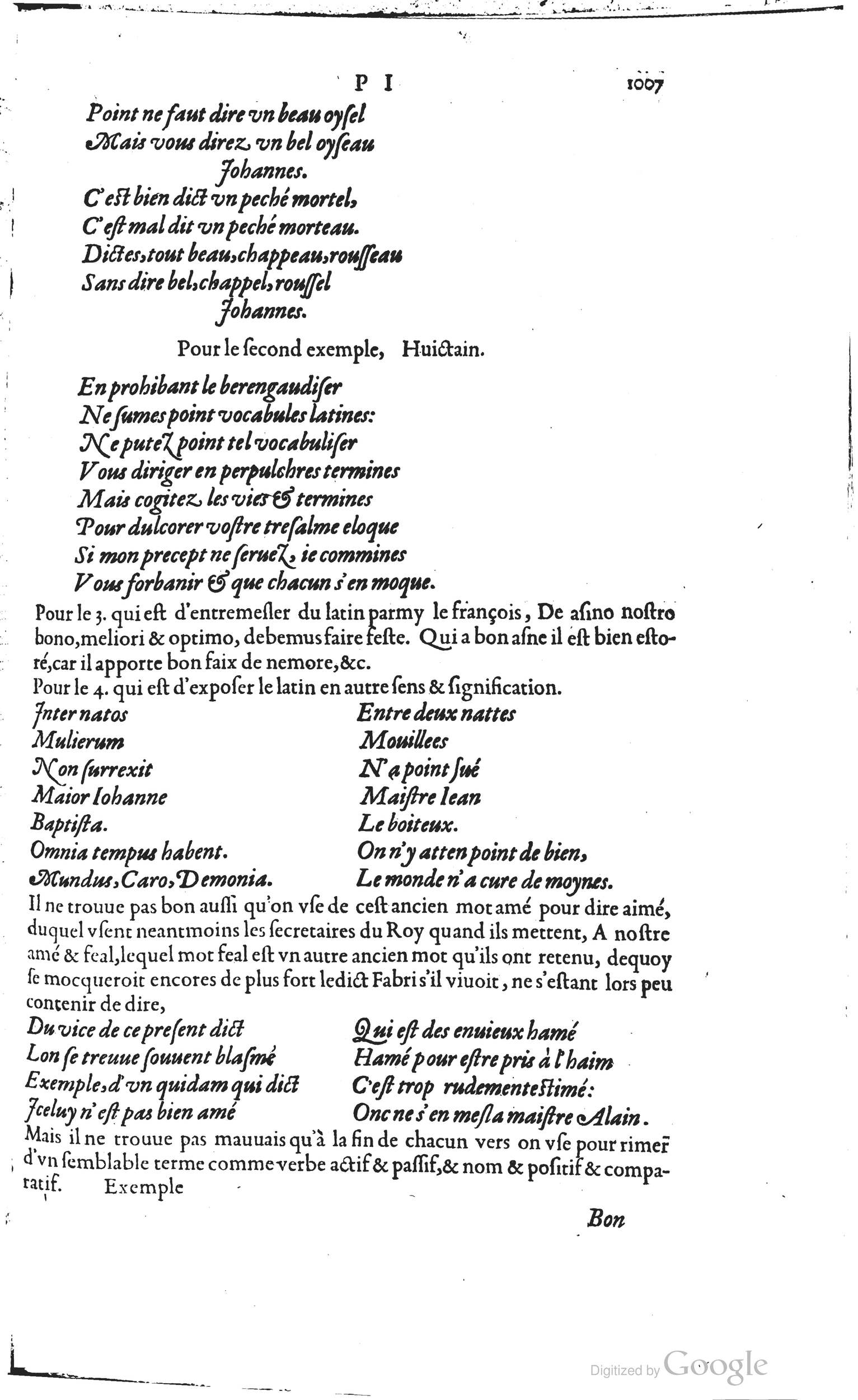 1585 - Barthélemy Honorat - Bibliothèques françaises - BSB Munich