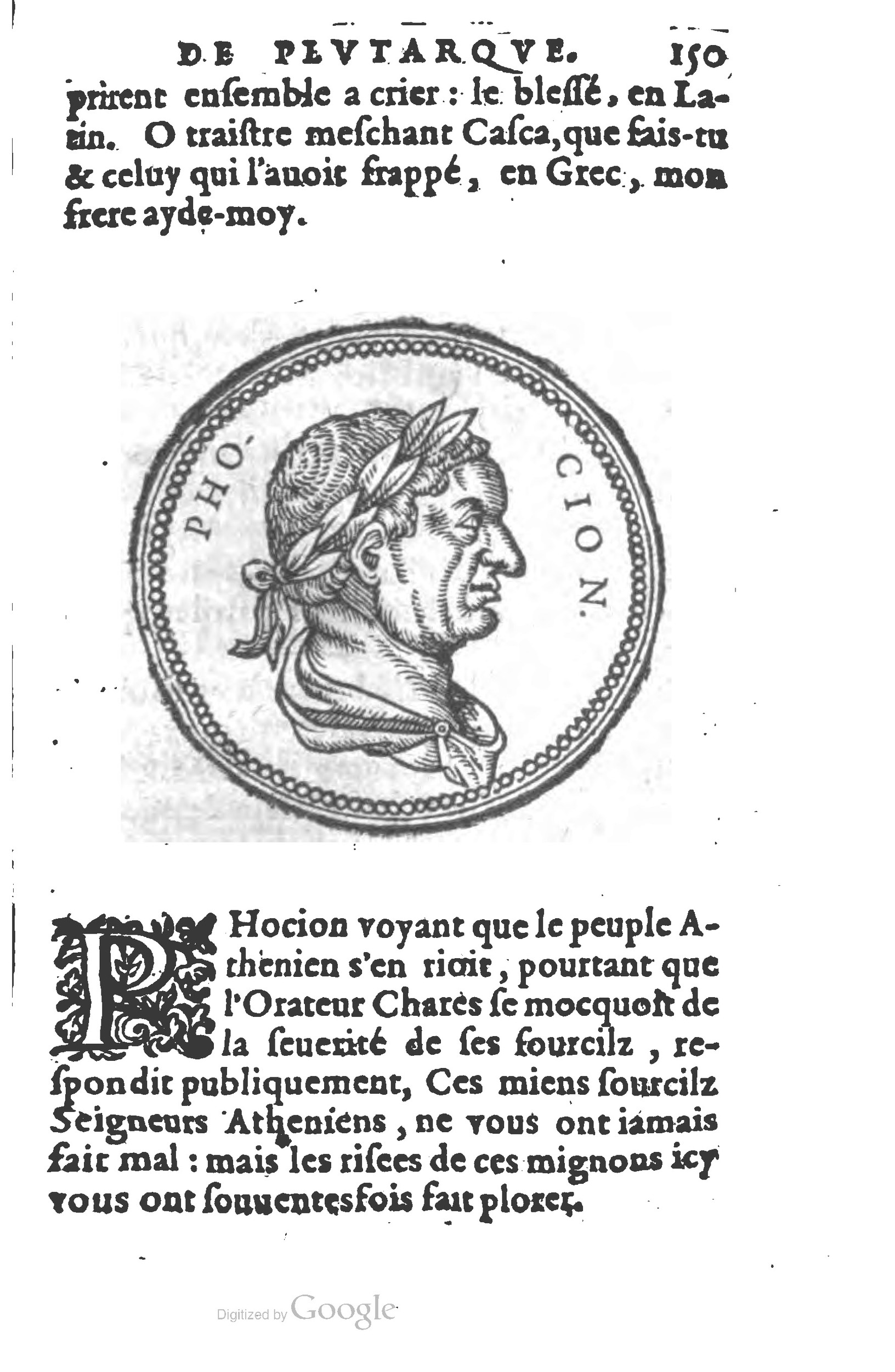 1577 - Claude Micard - Trésor des vies de Plutarque - BSB Munich 1577 - Claude Micard - Trésor des vies de Plutarque - BSB Munich