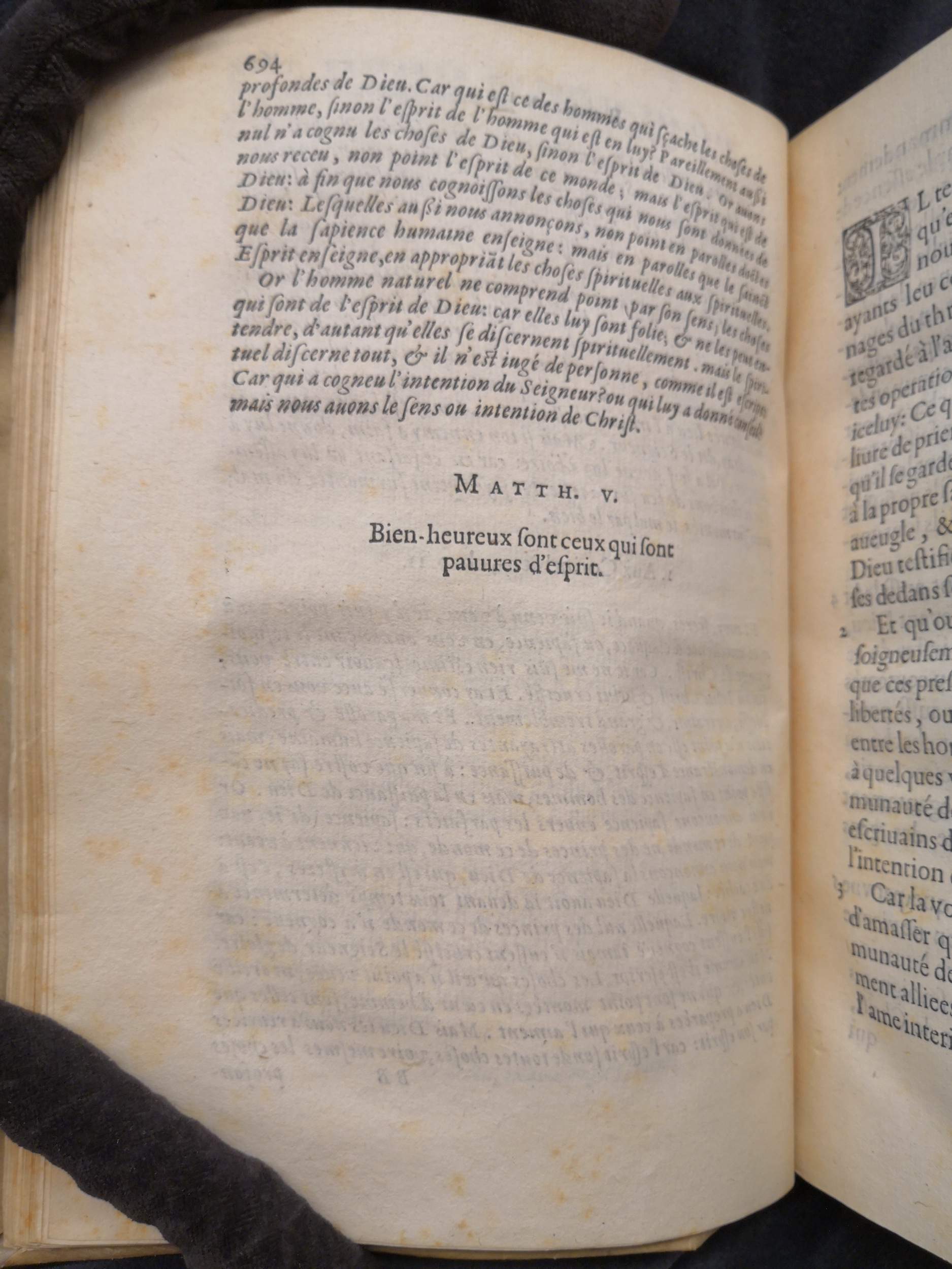 1581c. - Christophe Plantin - Le Livre des témoignages du Trésor caché au champ (Livres 2, 4, 6 et 7) - Anvers Musée Plantin Moretus