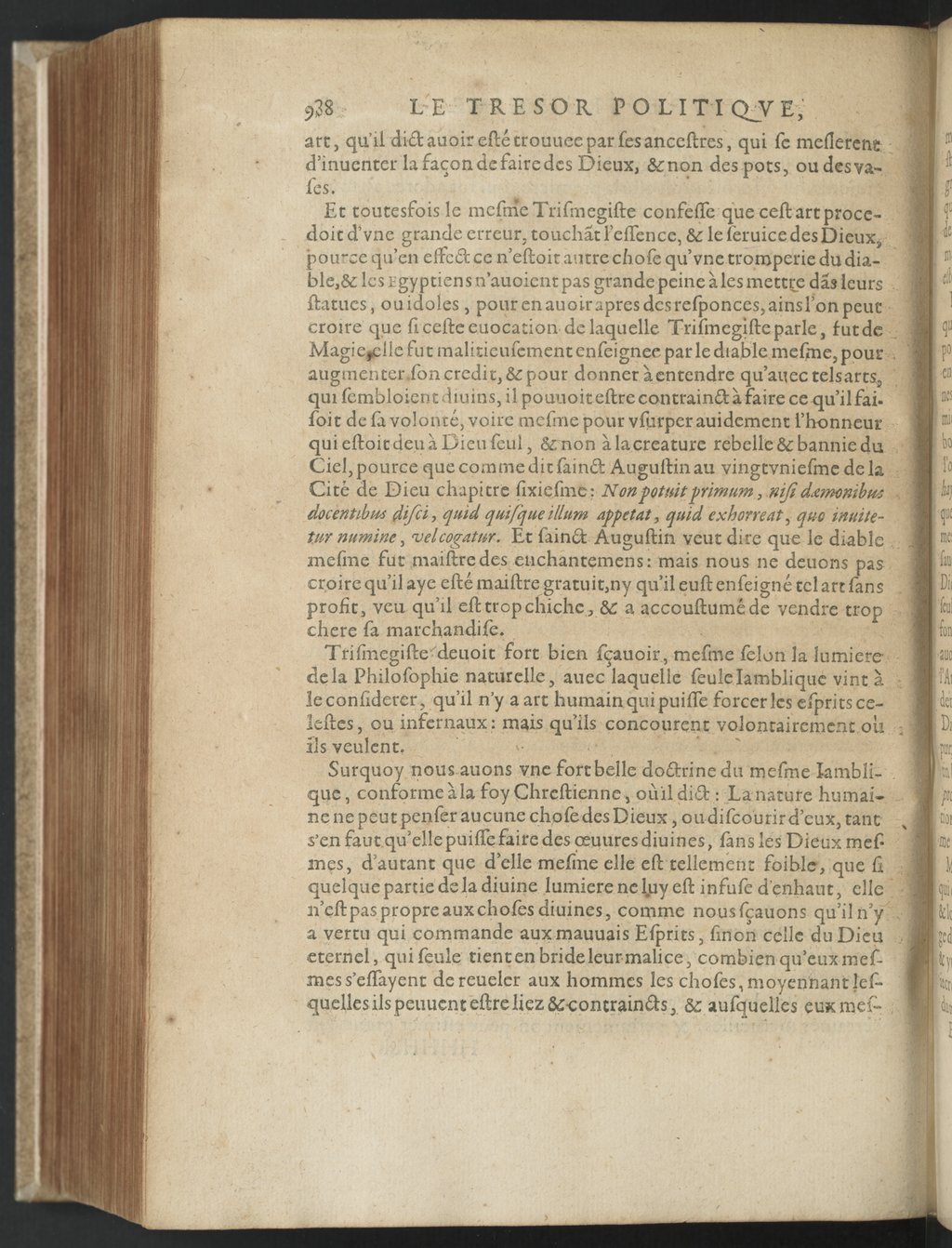 1608 - Nicolas Du Fossé - Trésor politique - BnF Tolbiac
