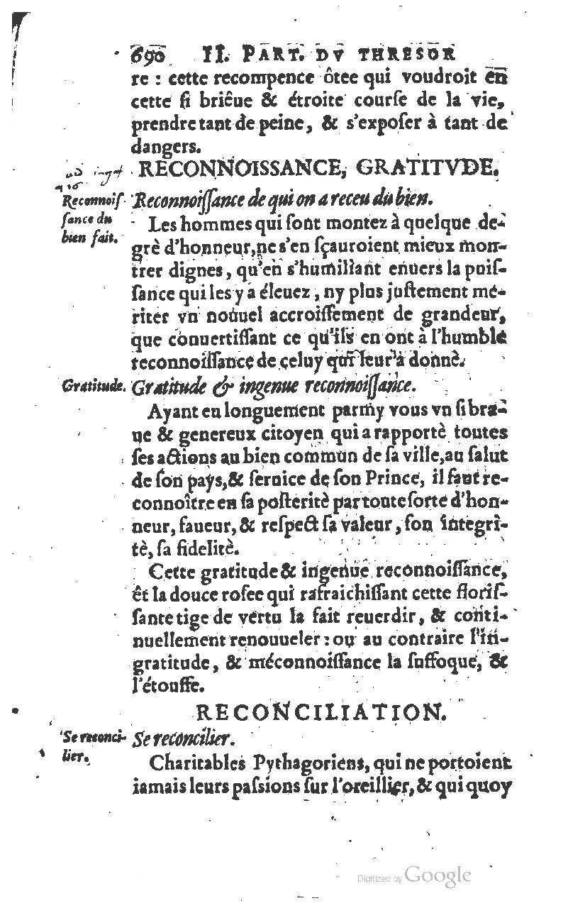 1610 - Louis Coste - Trésor de l’éloquence française (Seconde partie) - BM Lyon