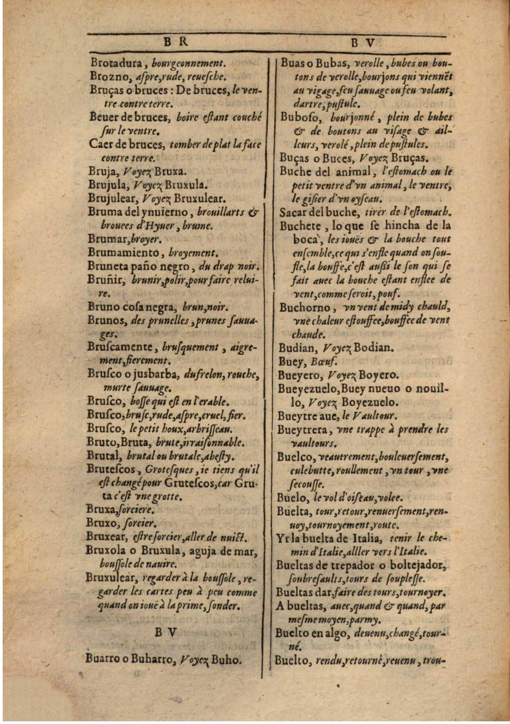 1607 - Marc Orry - Trésor des deux langues espagnole et française (Première partie) - BSB Munich 1607 - Marc Orry - Trésor des deux langues espagnole et française (Première partie) - BSB Munich