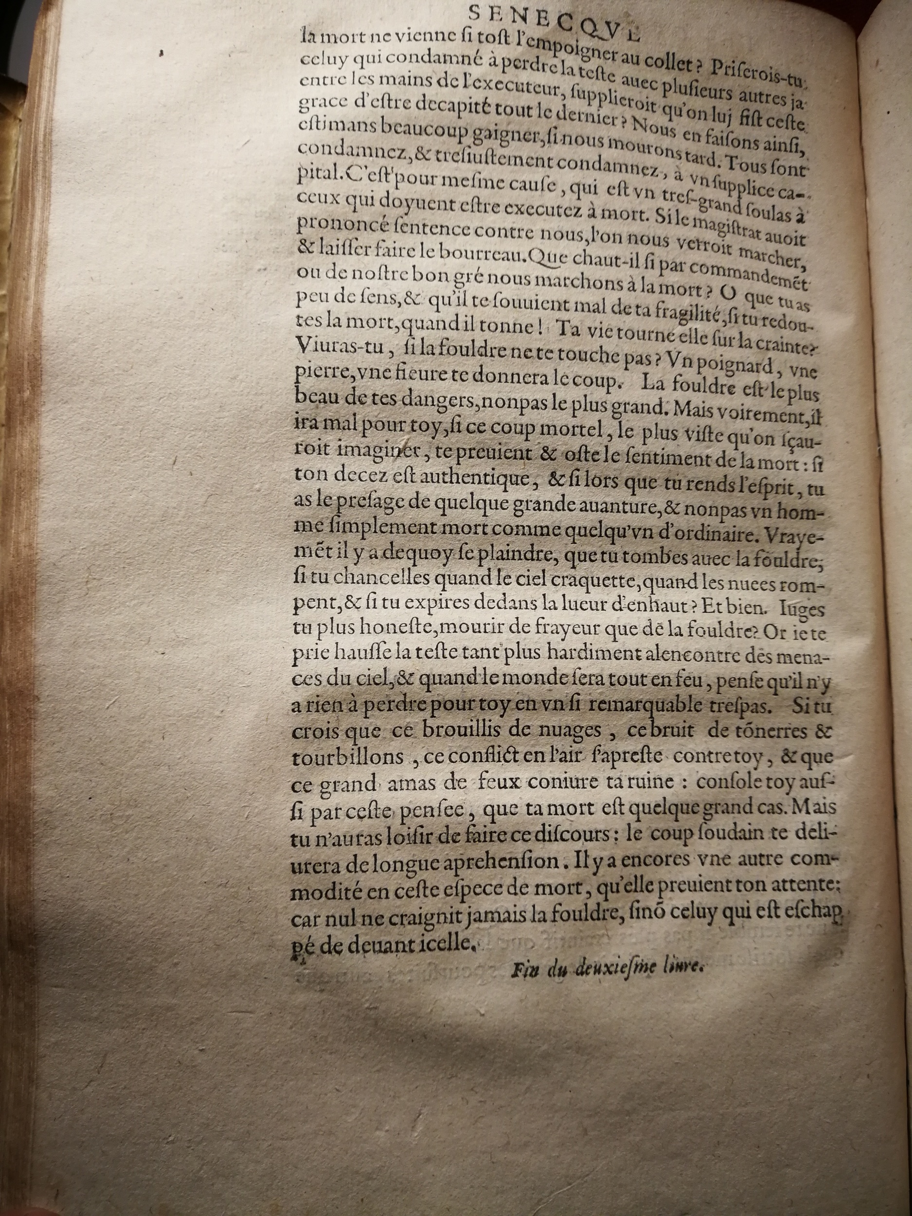 1595 - Jean Houzé - Œuvres morales et mêlées de Sénèque, Trésor de philosophie morale - T. 3 - BnF
