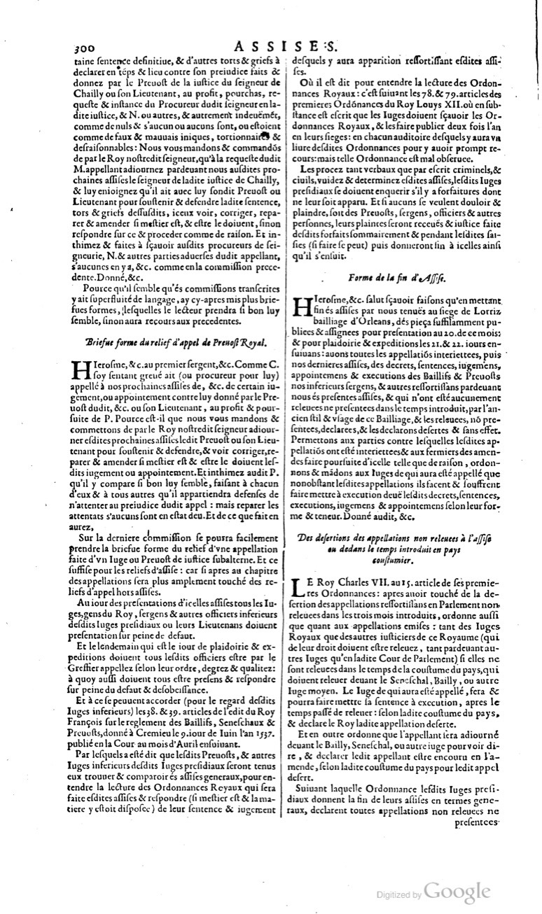 1629 - Veuve Nicolas Buon - Trésor du droit français (29620 T. 1) - BM Lyon