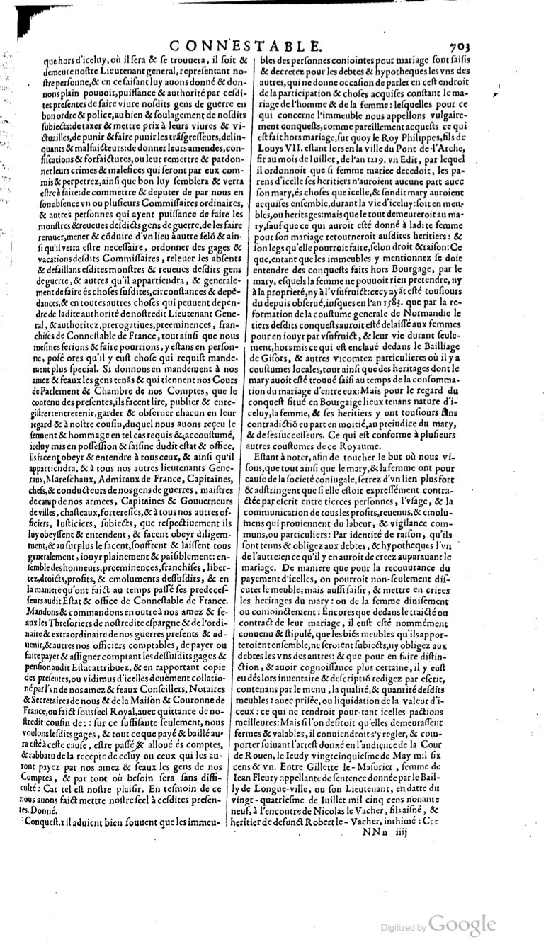 1629 - Veuve Nicolas Buon - Trésor du droit français (29620 T. 1) - BM Lyon