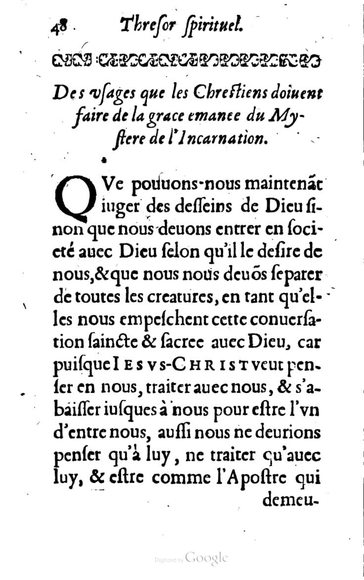 1633 - François Waudré - Trésor spirituel contenant les excellences du christianisme - UGent