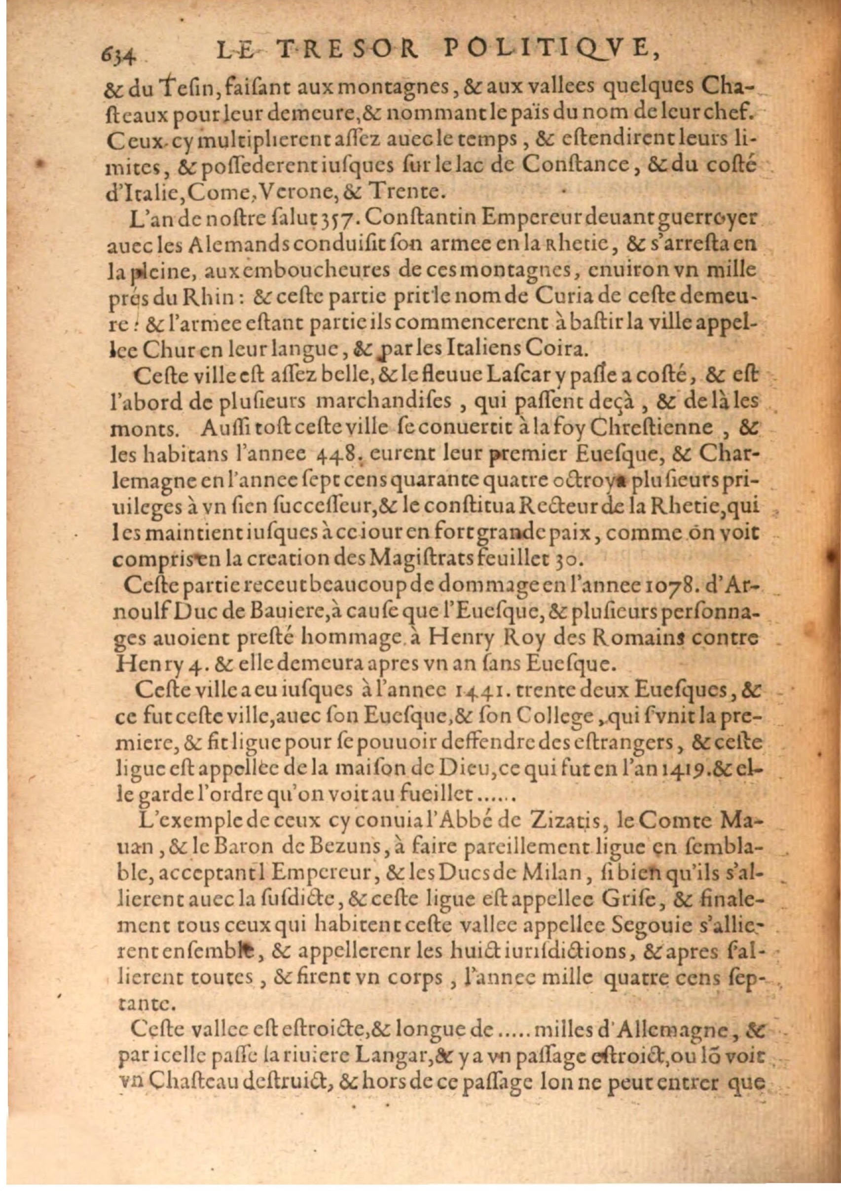 1608 - Pierre Chevalier - Trésor politique - BSB Munich